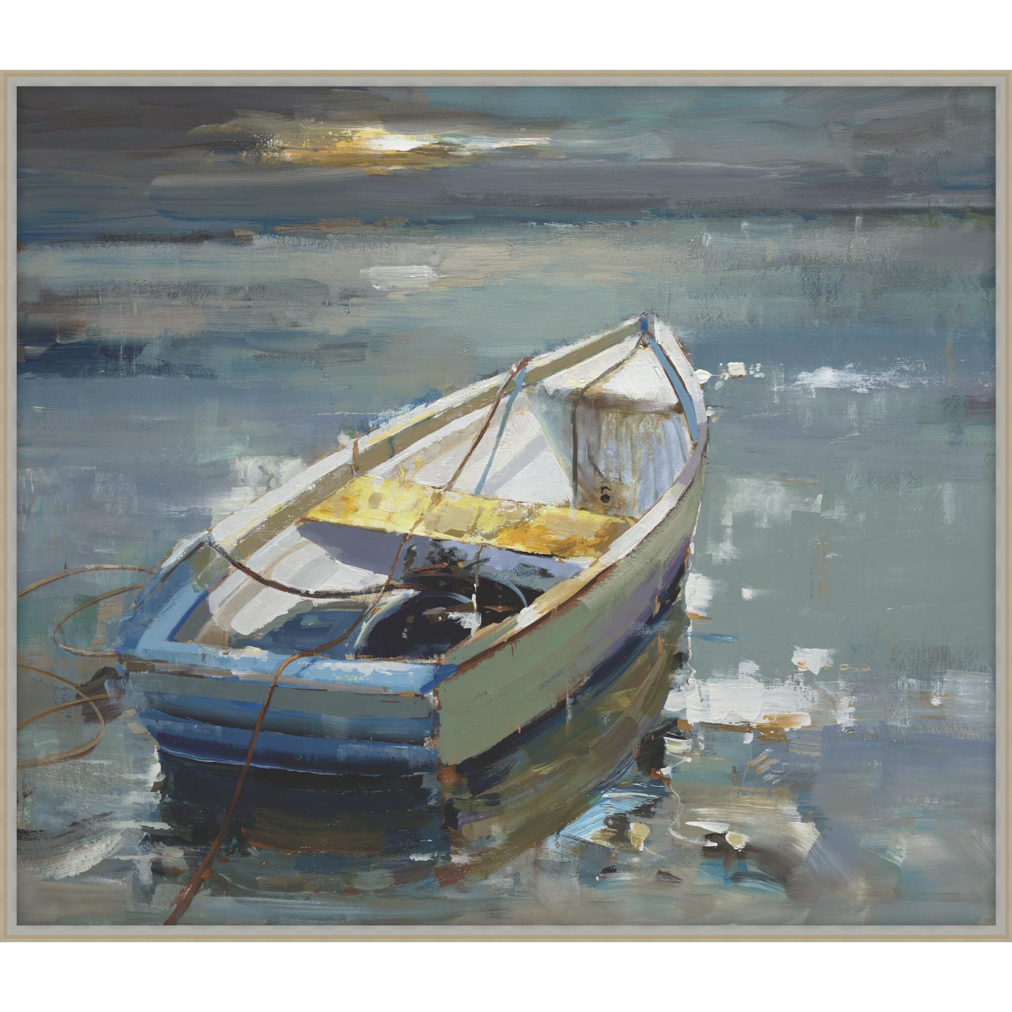 Studio L57 Impressions Cerulean Waves Print by LEVEL57