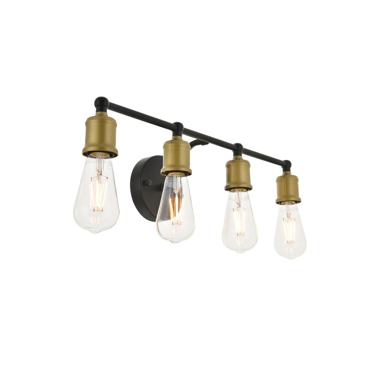 Shown in Brass And Black finish