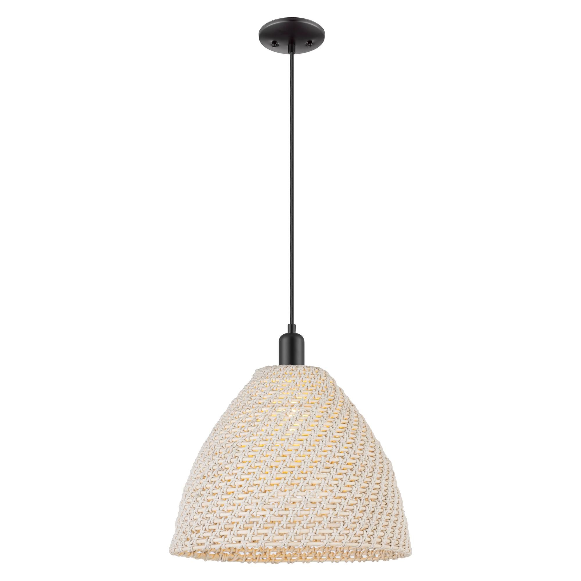Shown in Matte Black finish and Natural shade