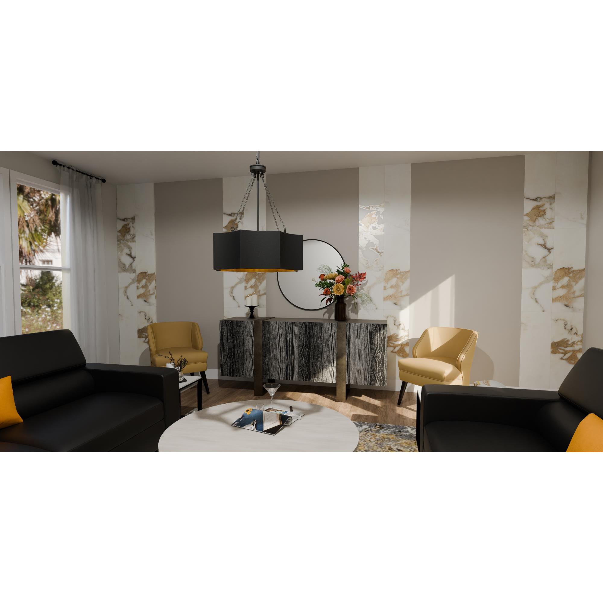 Zyler 20 Inch Mini Chandelier by Quoizel