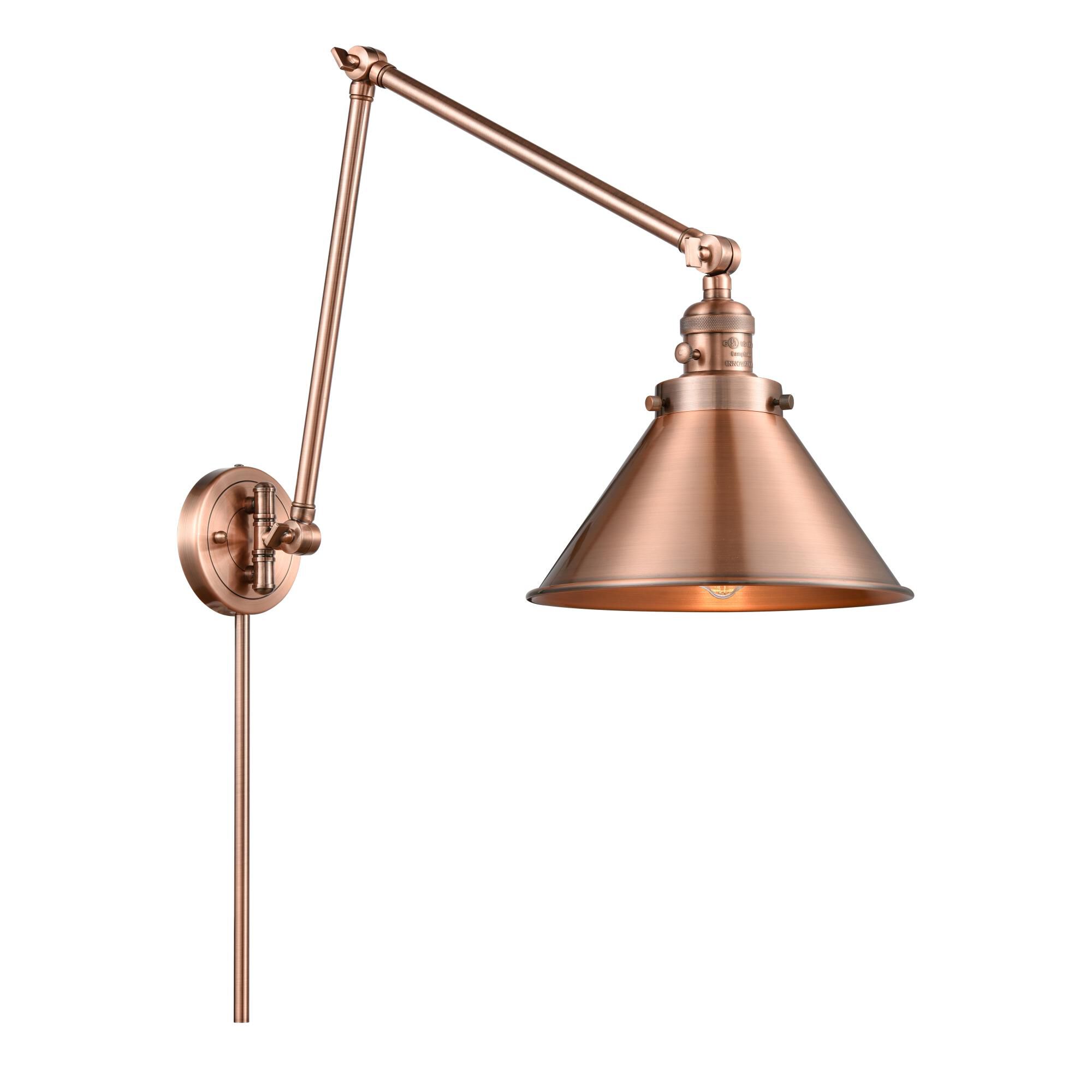 Bruno Marashlian Briarcliff Wall Swing Lamp by Innovations Lighting
