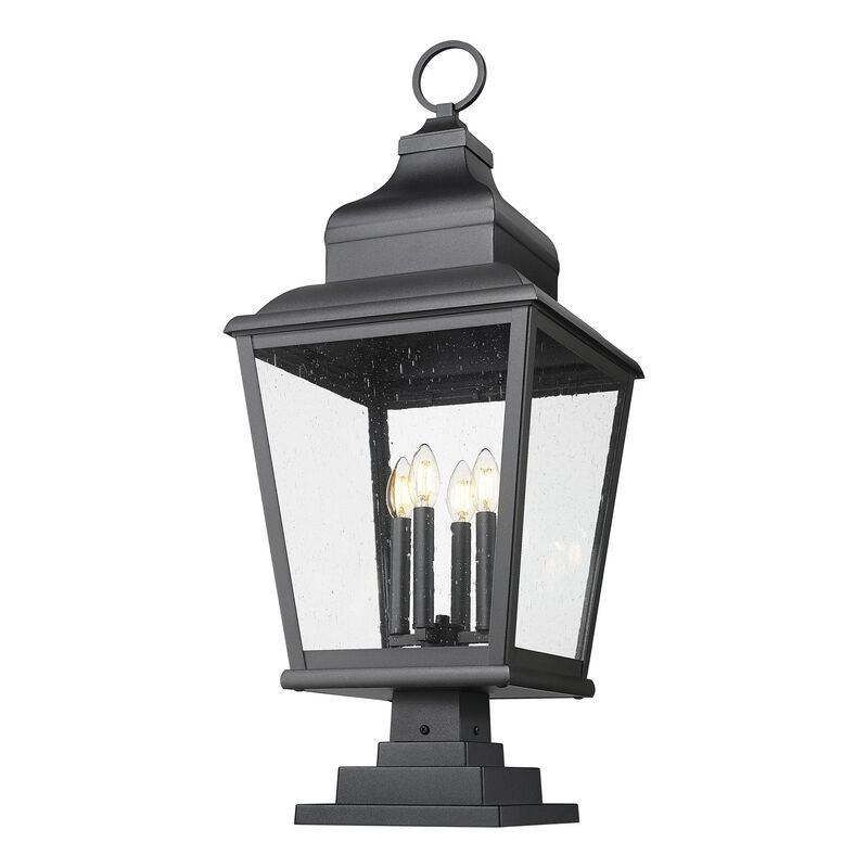 Raphael 35 Inch Outdoor Pier Lamp by Z-lite