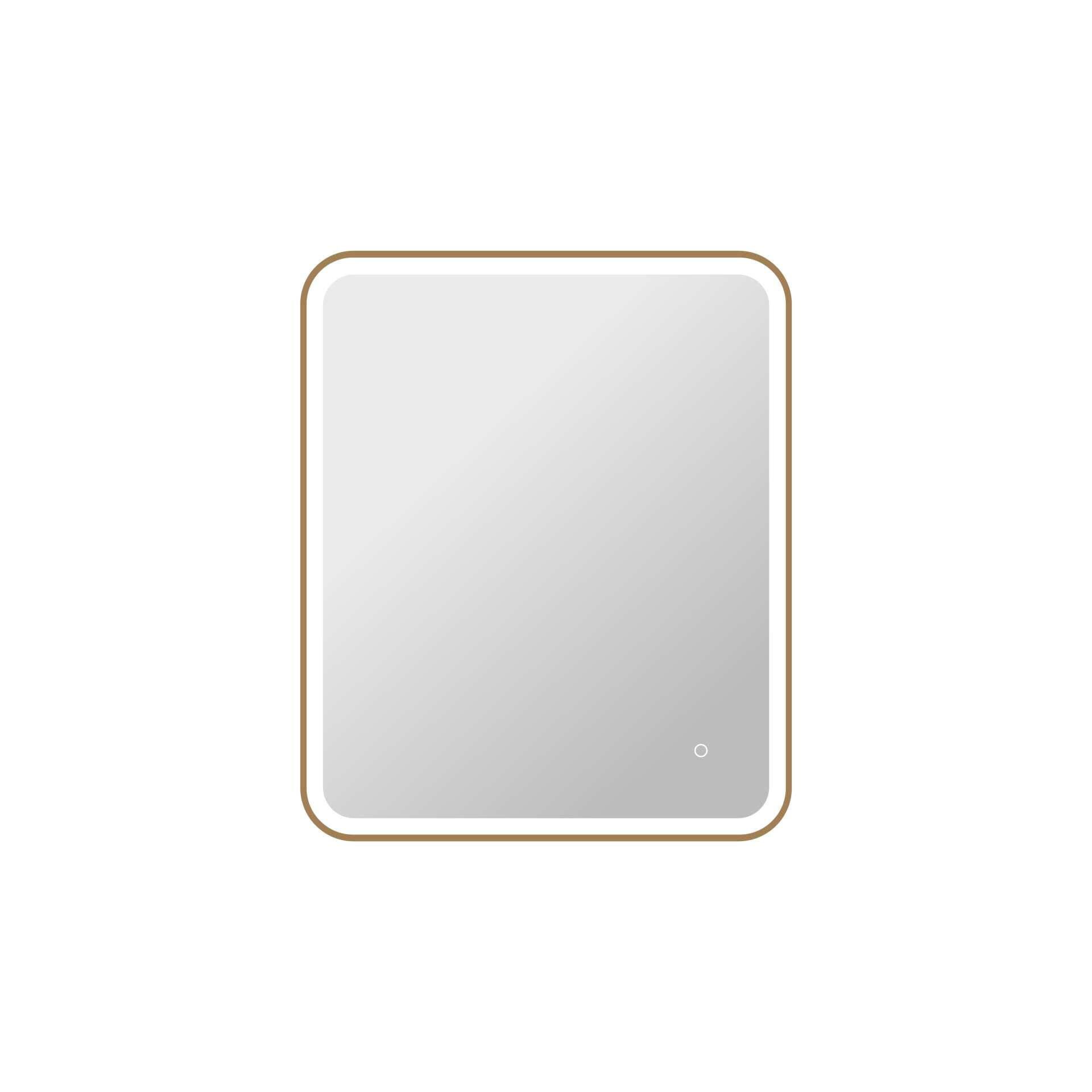 Harmoni 36 Inch Rectangular LED Lighted Mirror by Elegant Decor