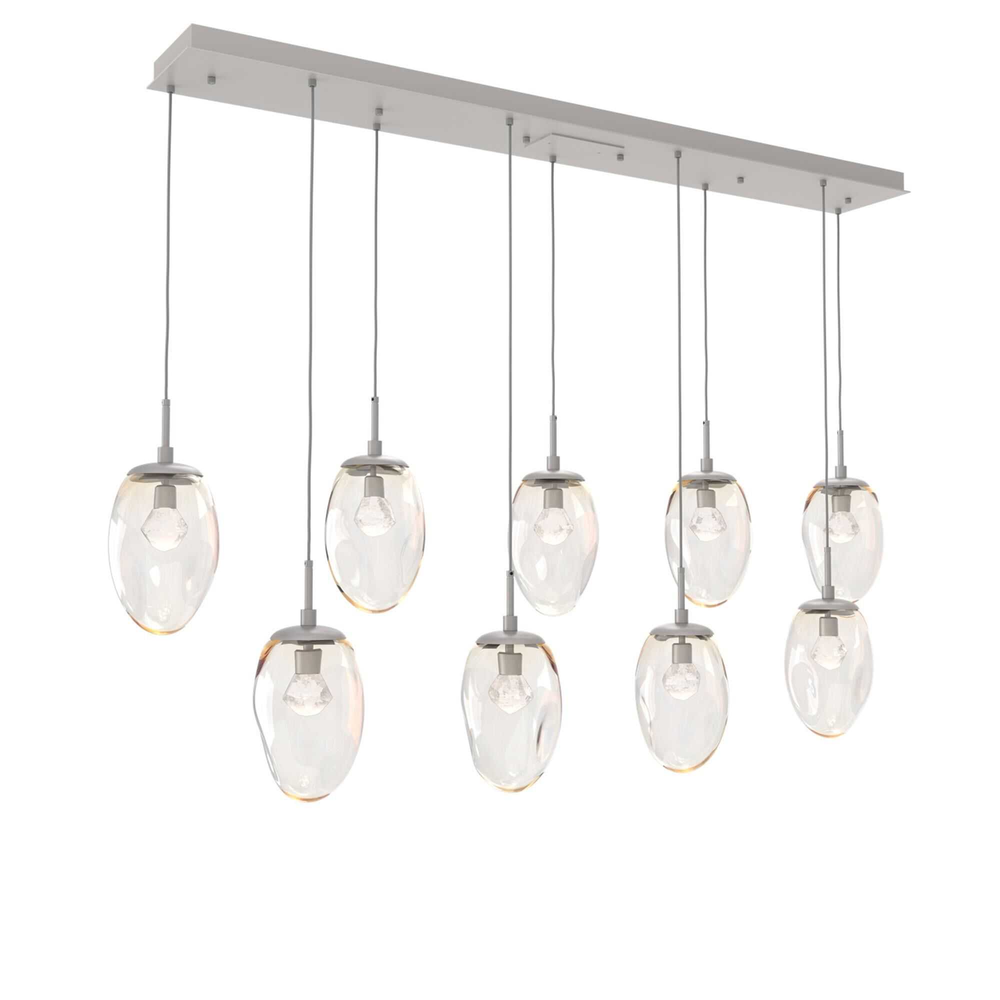 Levi Wilson Nebula 70 Inch 9 Light LED Linear Suspension Light by Hammerton Studio