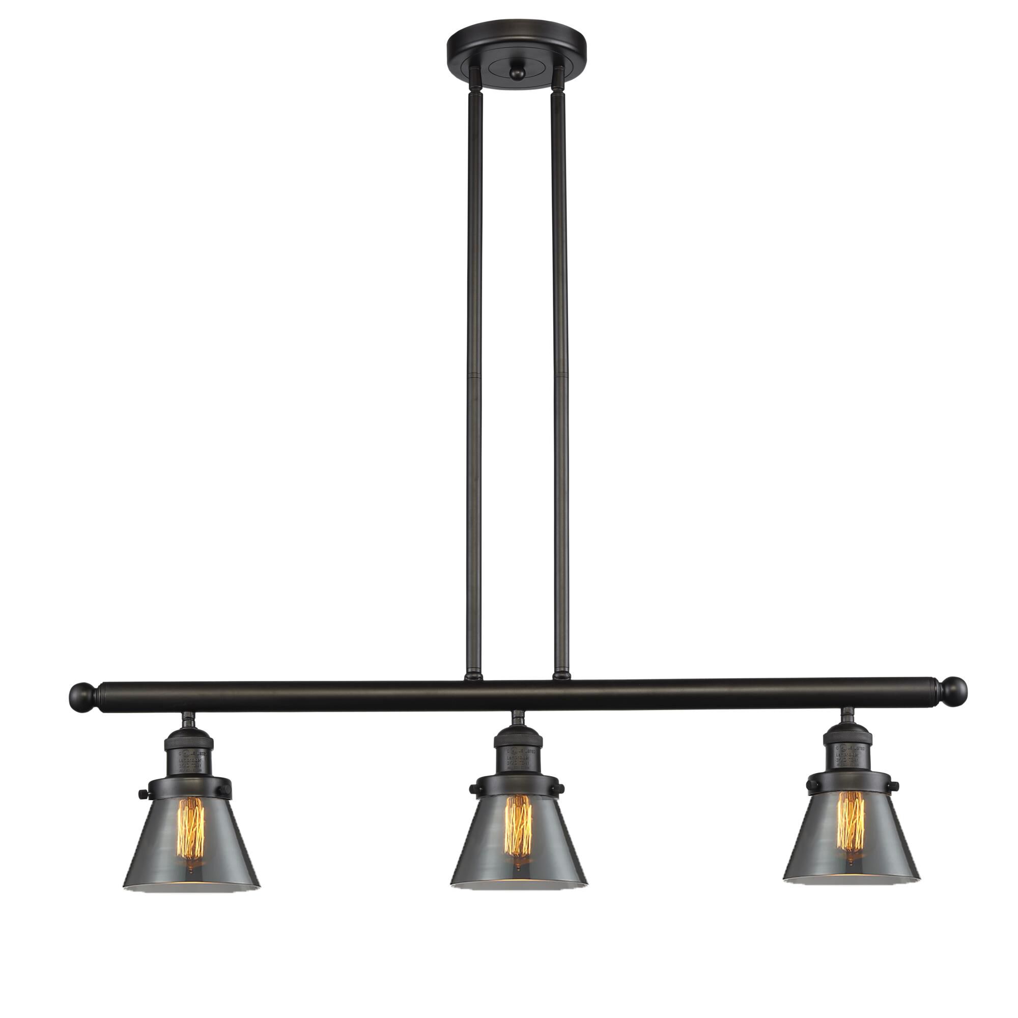 Shown in Oil Rubbed Bronze finish and Smoked glass