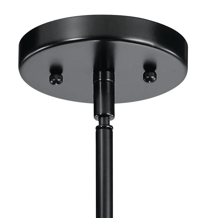 Shown in Black finish and Satin Etched glass