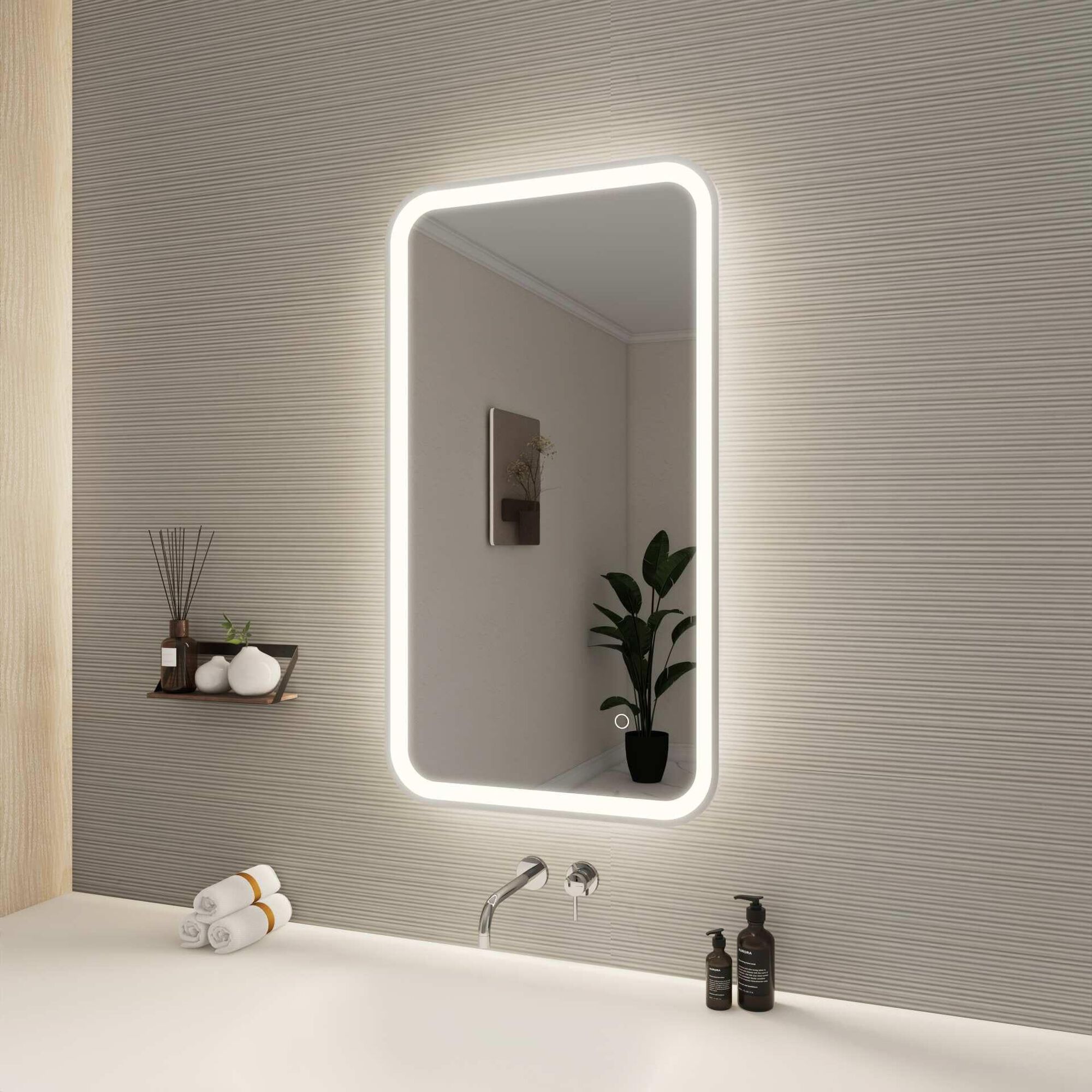Shown in Silver finish