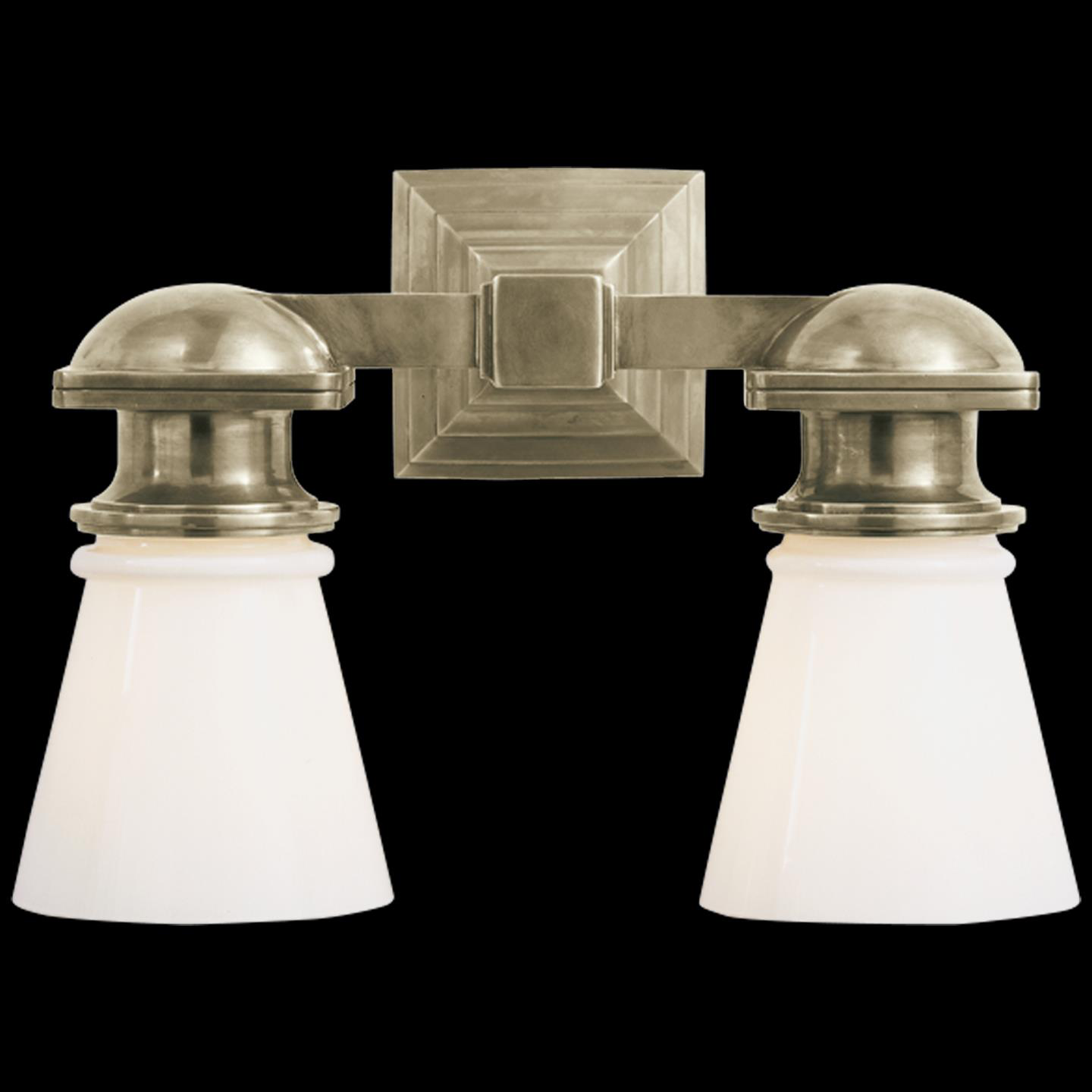 Chapman & Myers Ny Subway 14 Inch 2 Light Bath Vanity Light by Visual Comfort Signature Collection