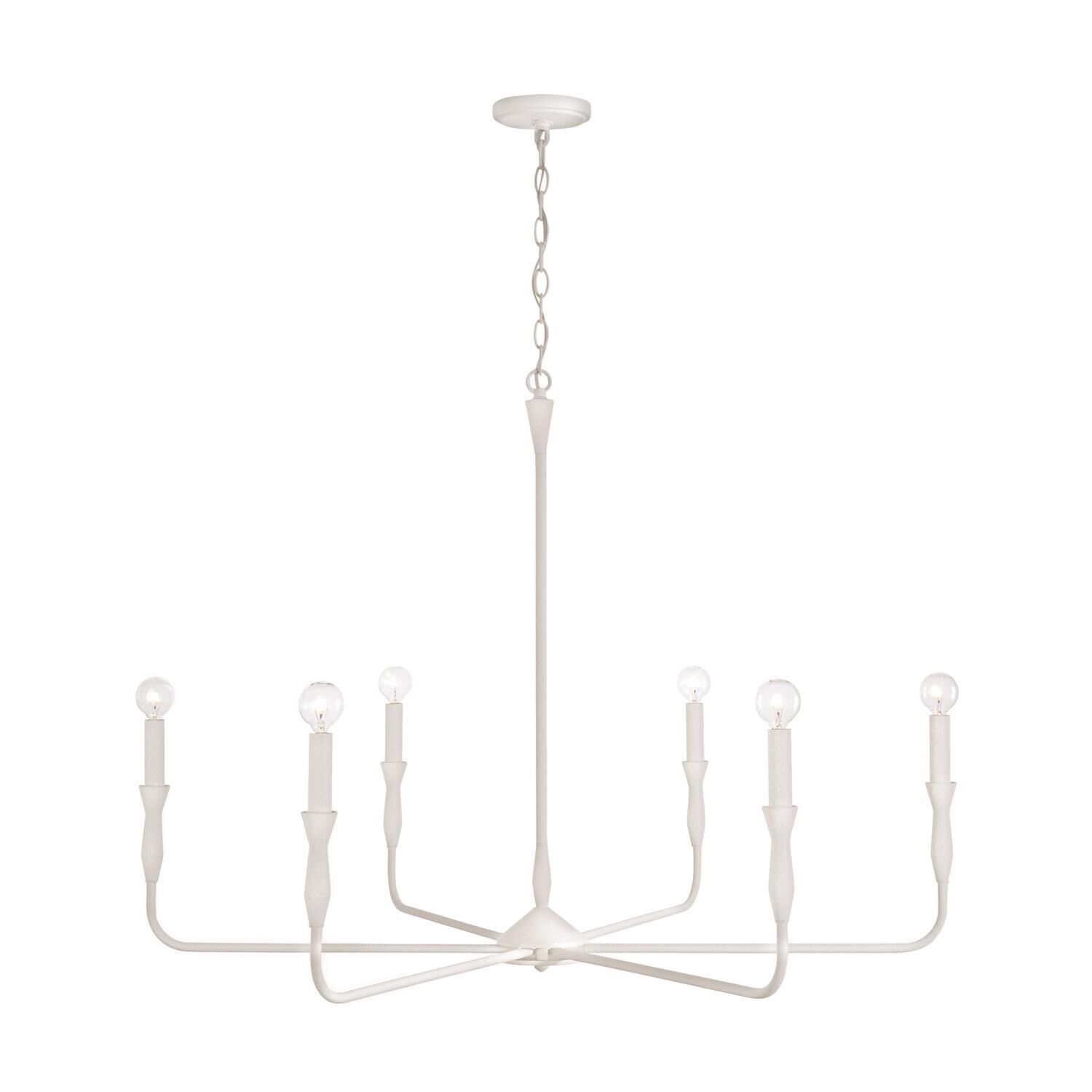 Paloma 41 Inch 6 Light Chandelier by Capital Lighting Fixture Company