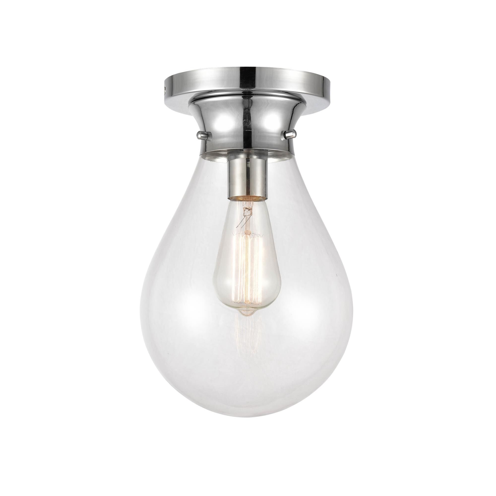 Shown in Polished Chrome finish and Clear Genesis glass