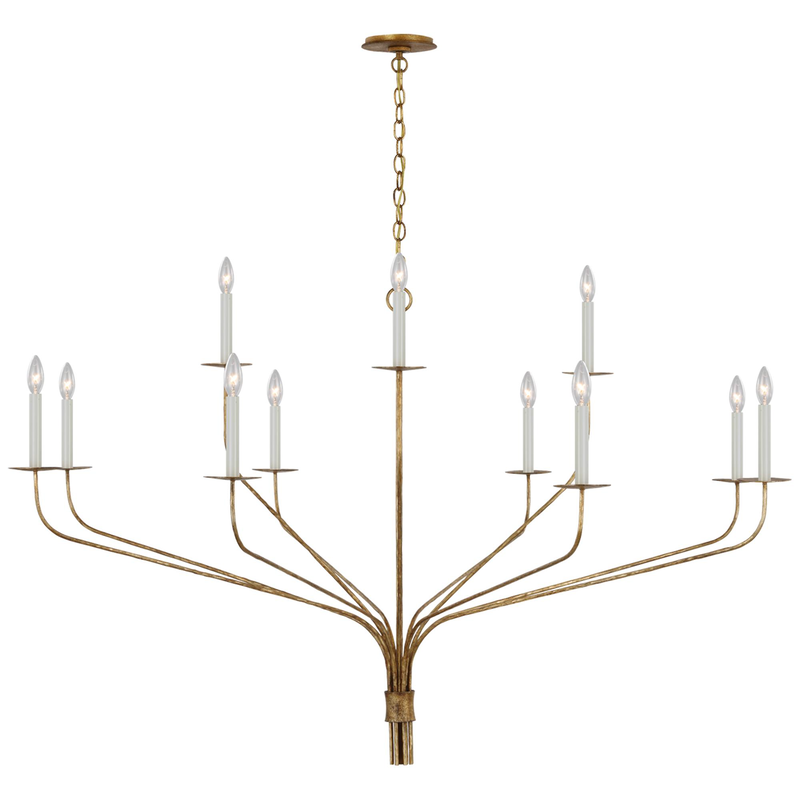 Ian K. Fowler Belfair 60 Inch 12 Light LED Chandelier by Visual Comfort Signature Collection