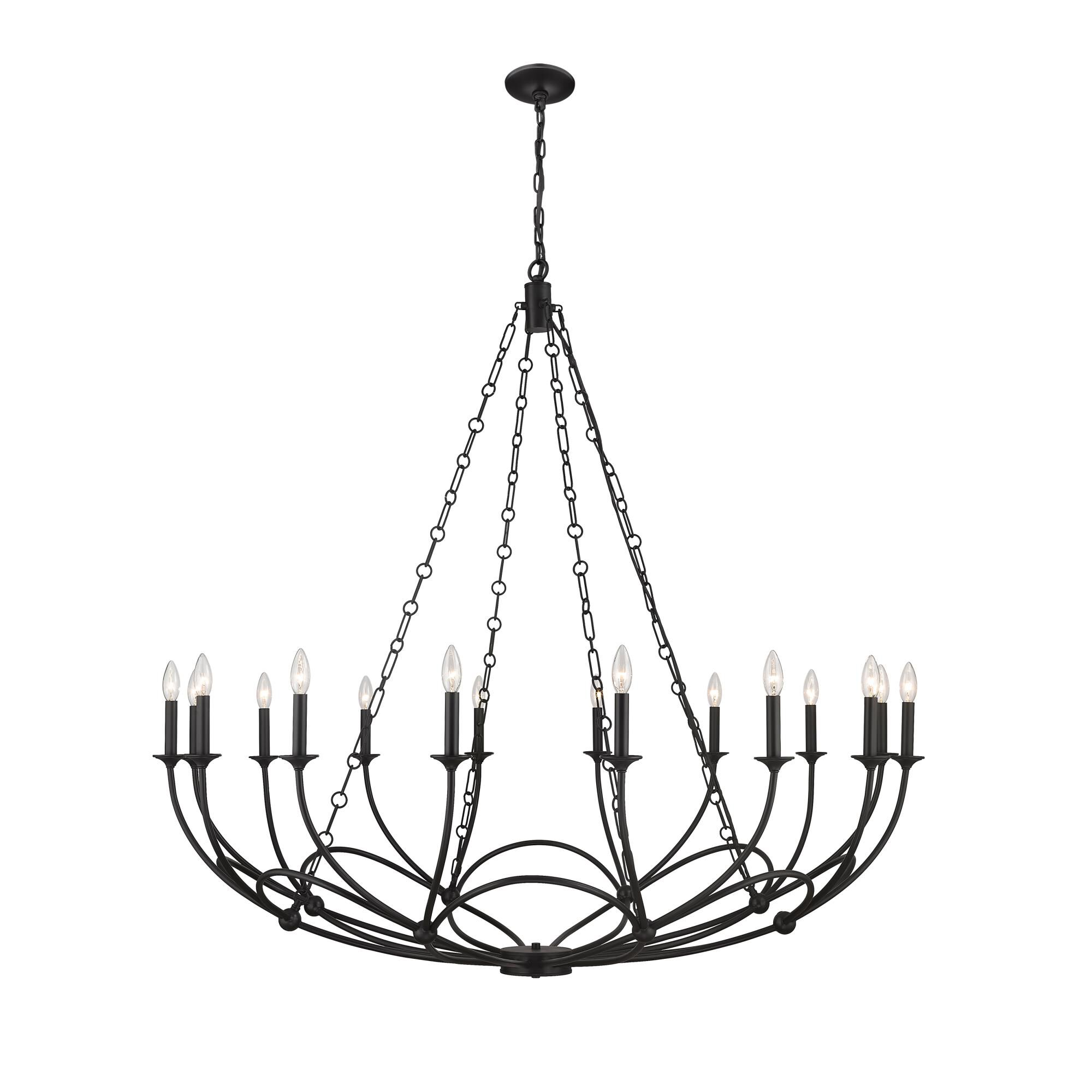 Arabella 55 Inch 16 Light Chandelier by Z-Lite