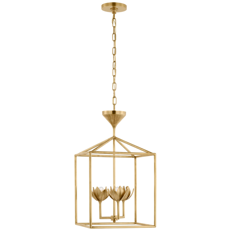 Julie Neill Alberto 14 Inch LED Cage Pendant by Visual Comfort Signature Collection
