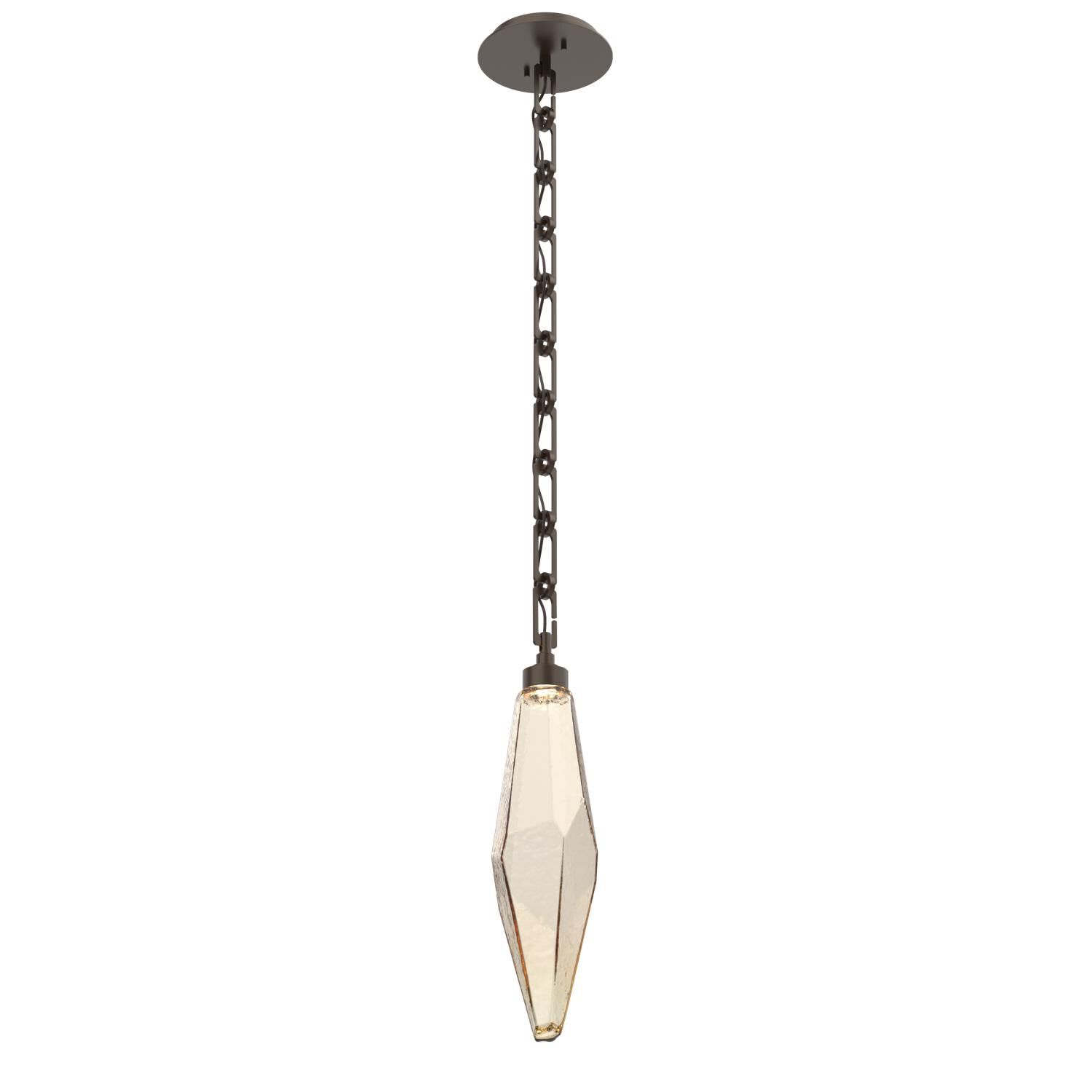 Levi Wilson Rock Crystal 6 Inch Mini Pendant by Hammerton Studio
