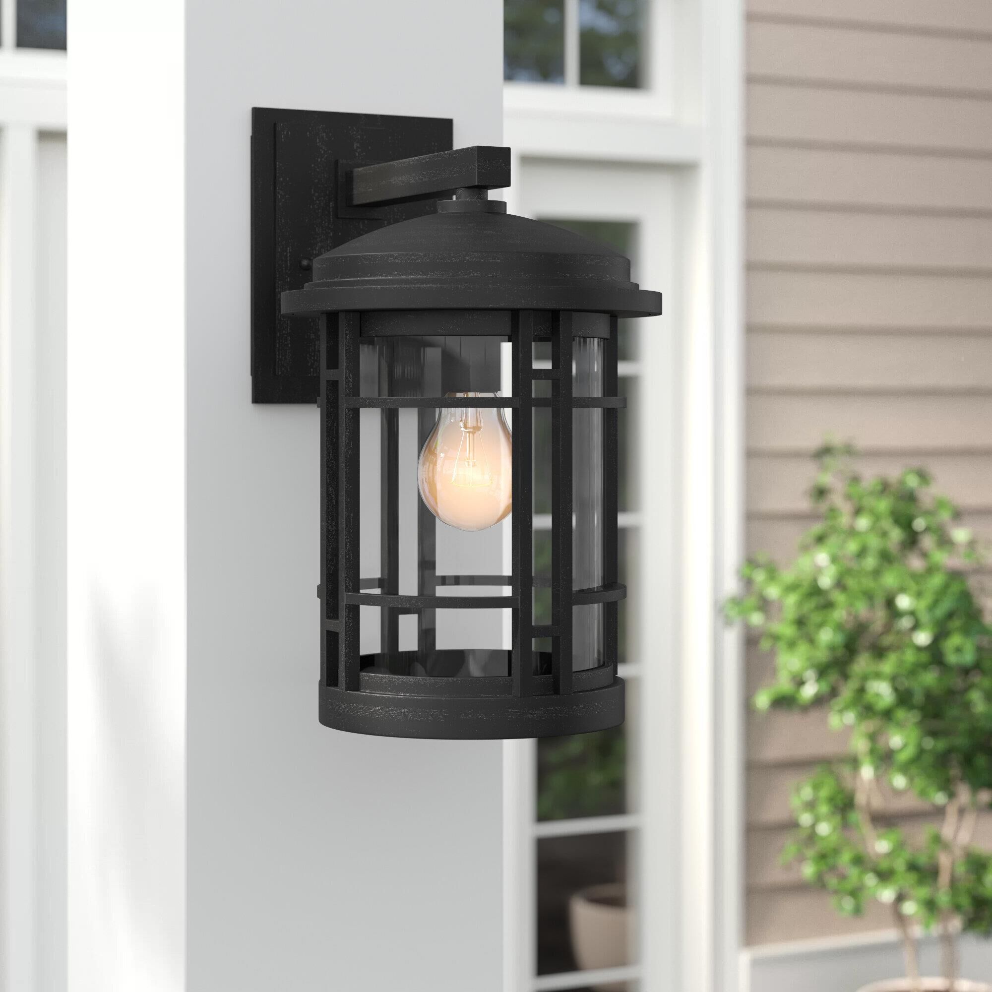 Designers Fountain Barrister 11 Inch Tall Outdoor Wall Light