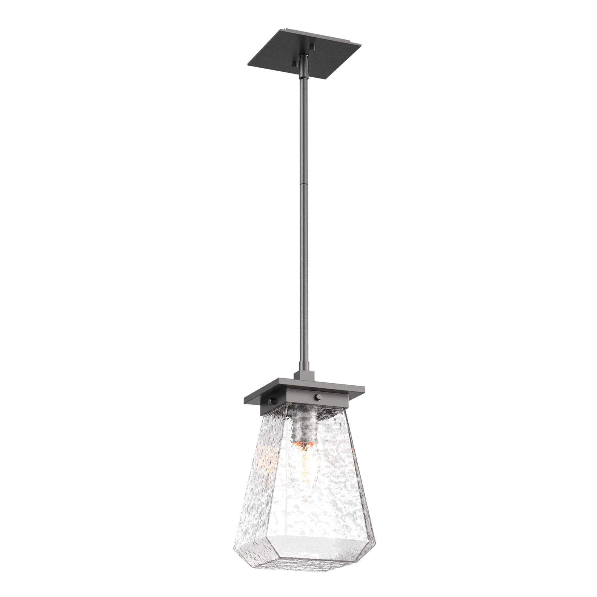 Shown in Argento Grey finish and Clear glass