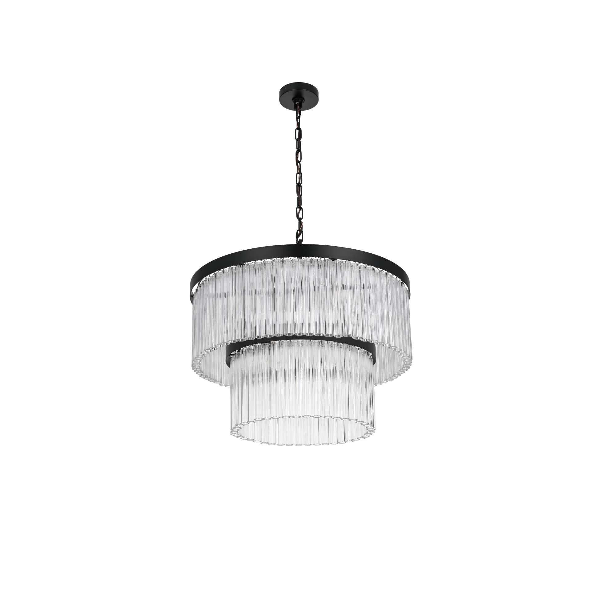 Harlow 24 Inch Chandelier by Elegant Lighting