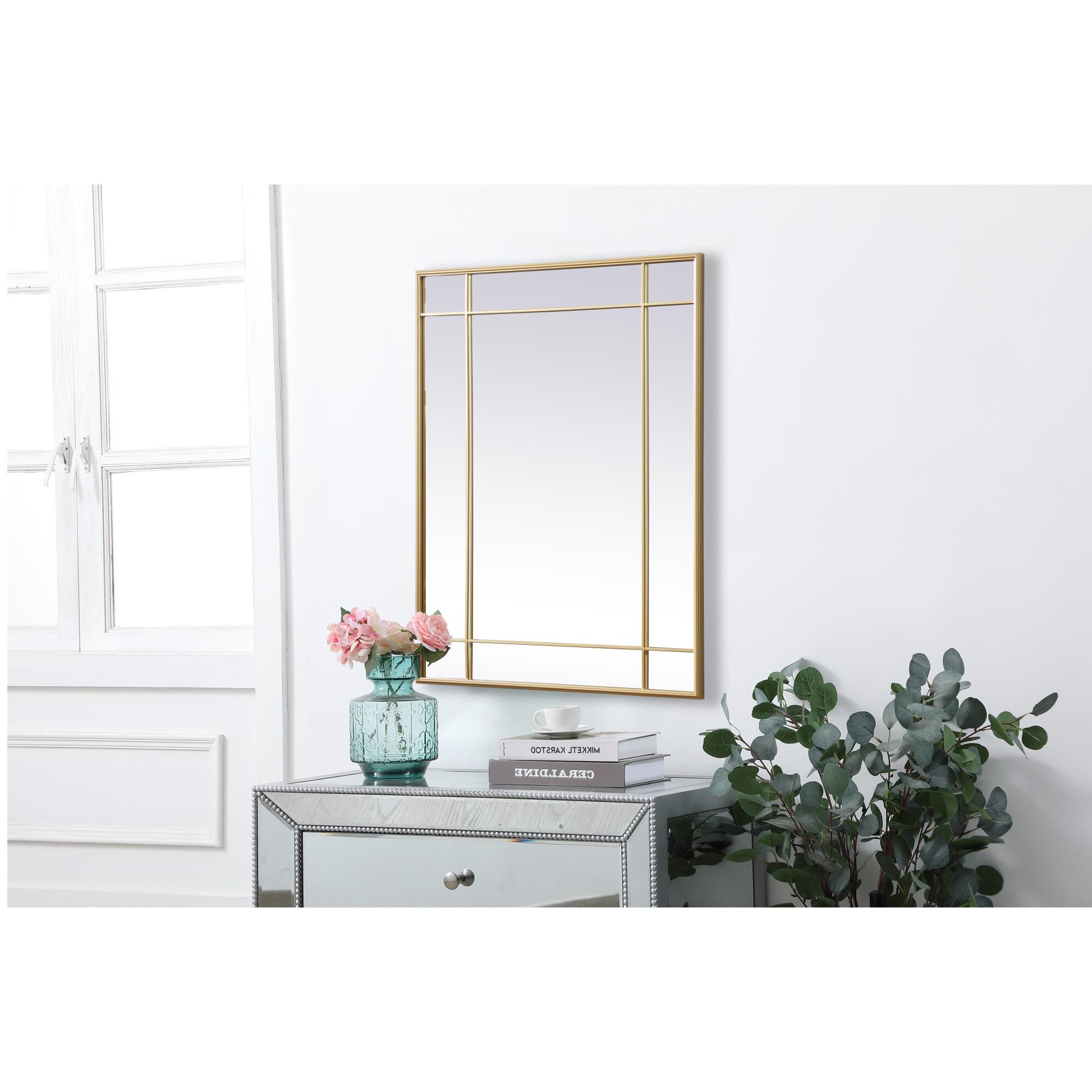 Viola 40 Inch Decorative Mirror by Elegant Decor