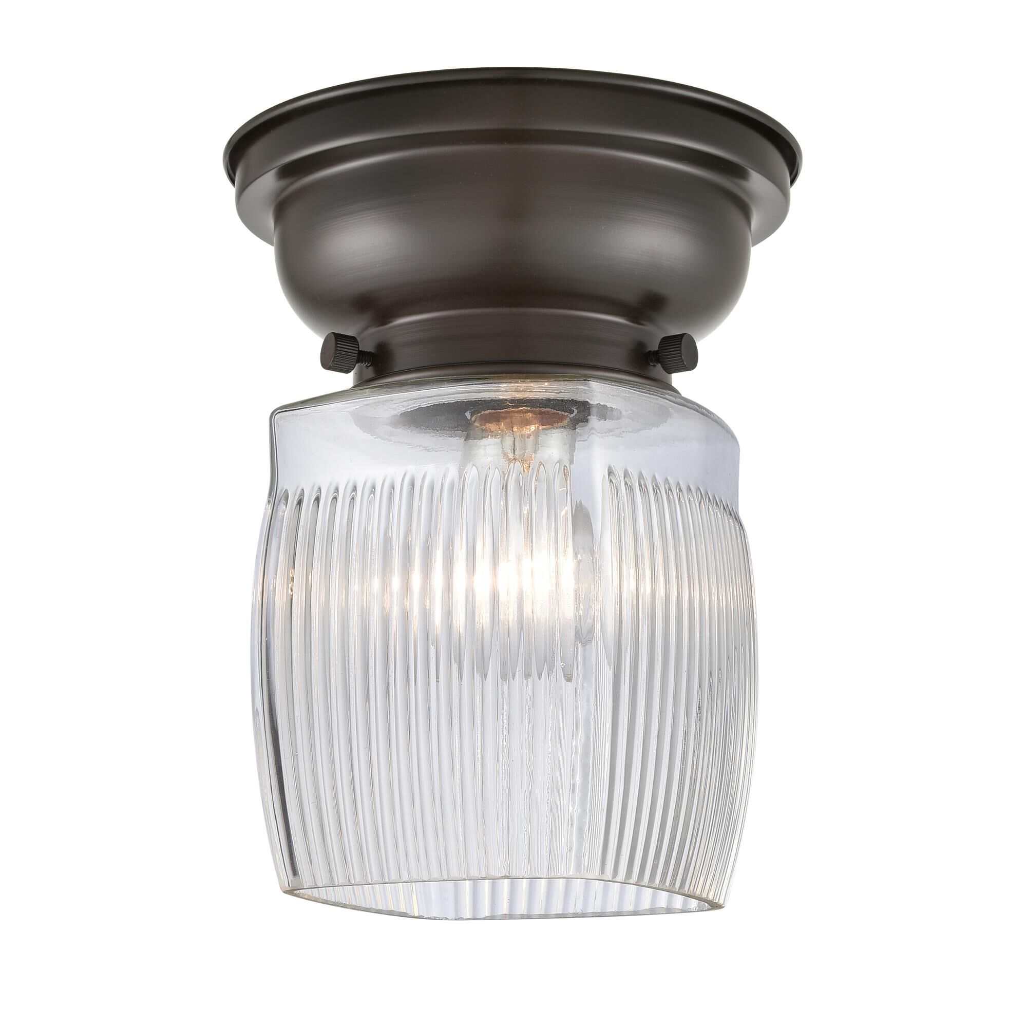 Shown in Oil Rubbed Bronze finish and Cube glass and Glass shade