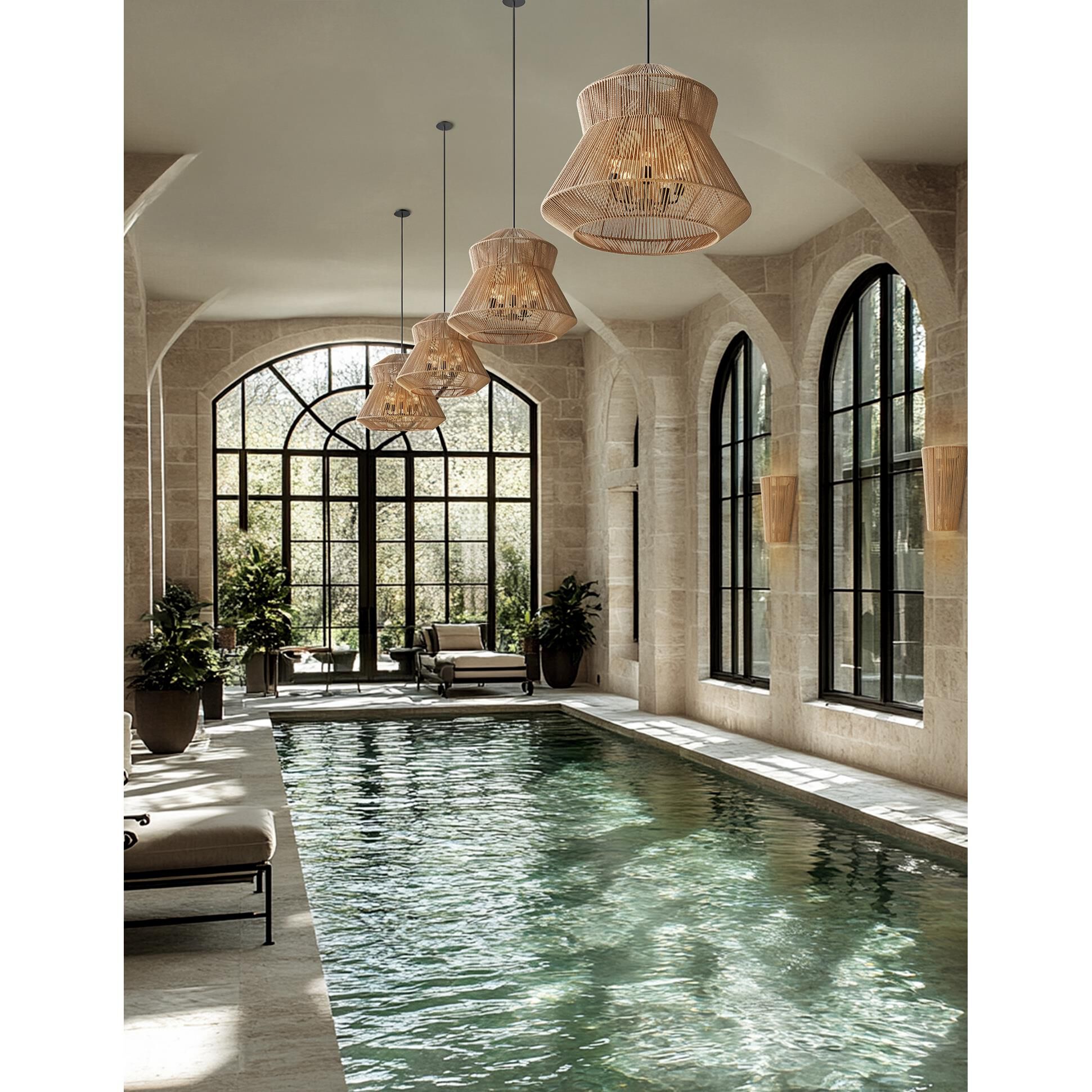 Eco 30 Inch Cage Pendant by Justice Design Group