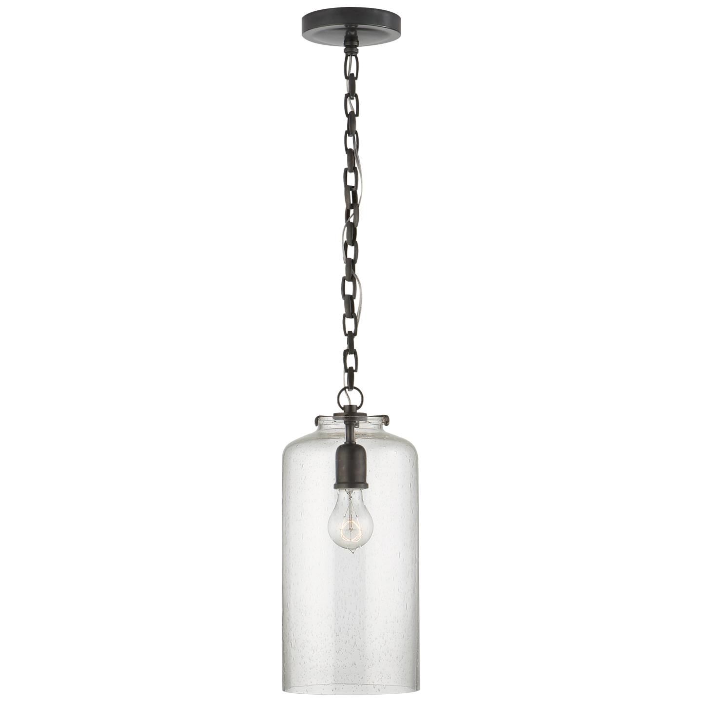 Shown in Bronze finish and Seeded glass