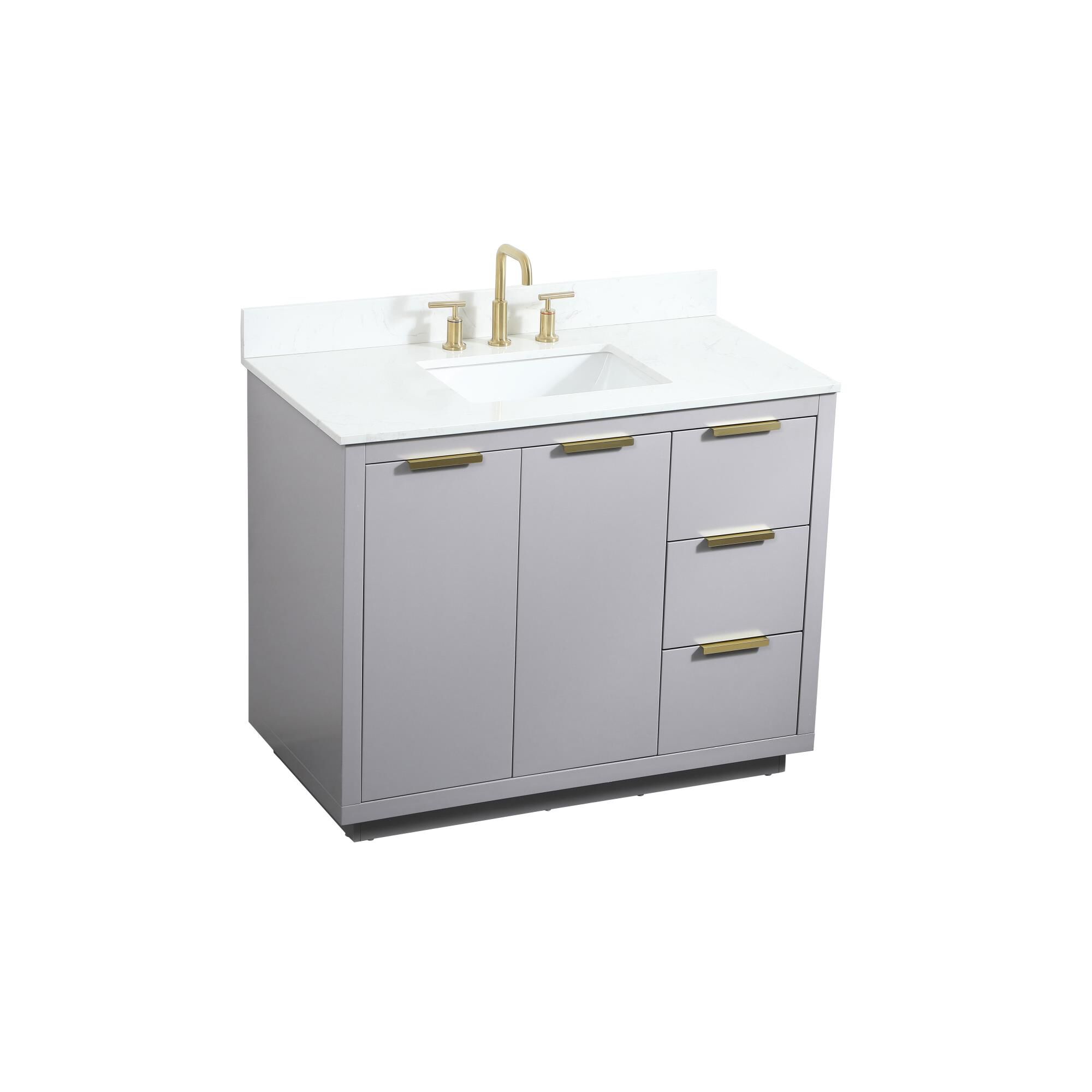 Shown in Grey finish