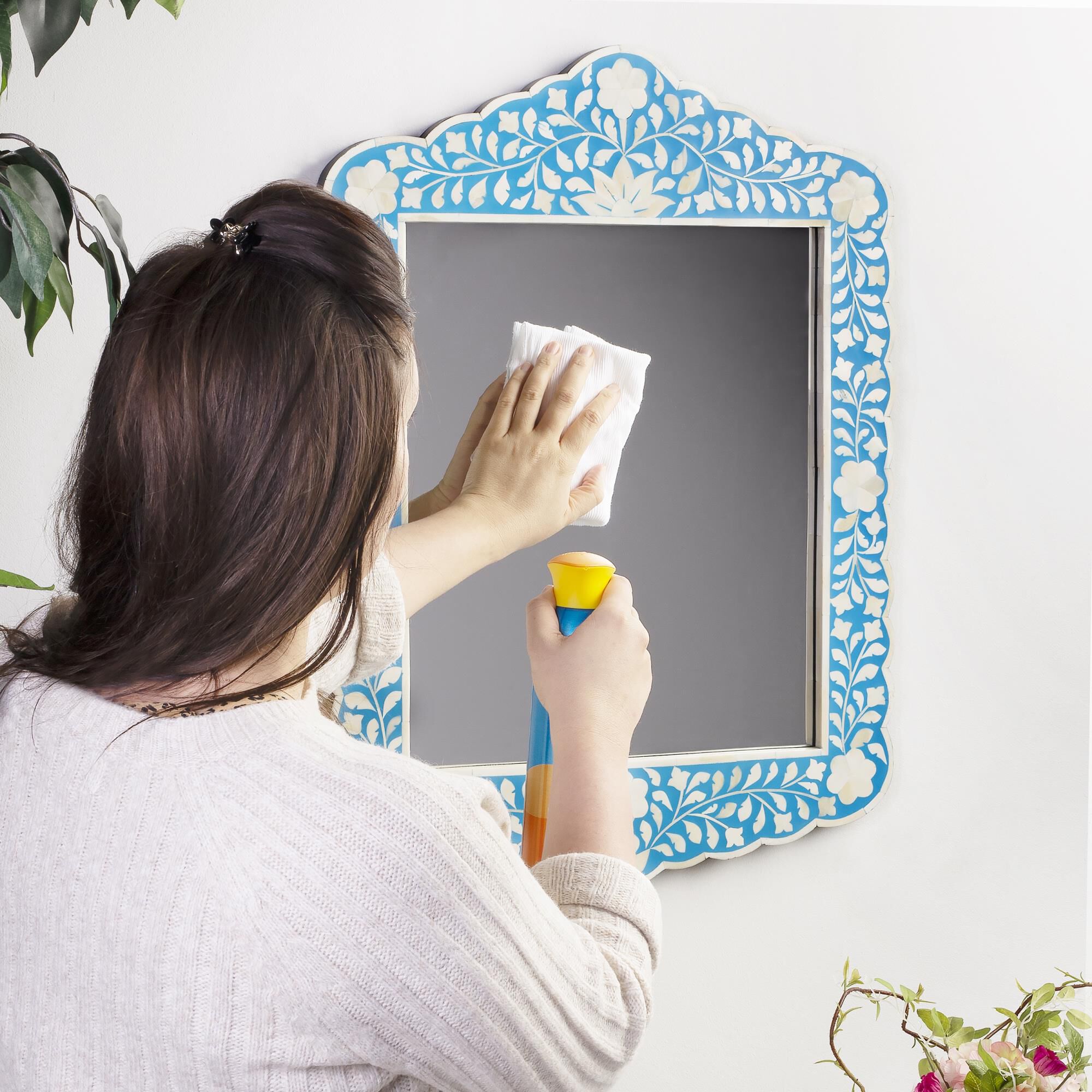 Bone Inlay Decorative Mirrors by Butler Specialty Company