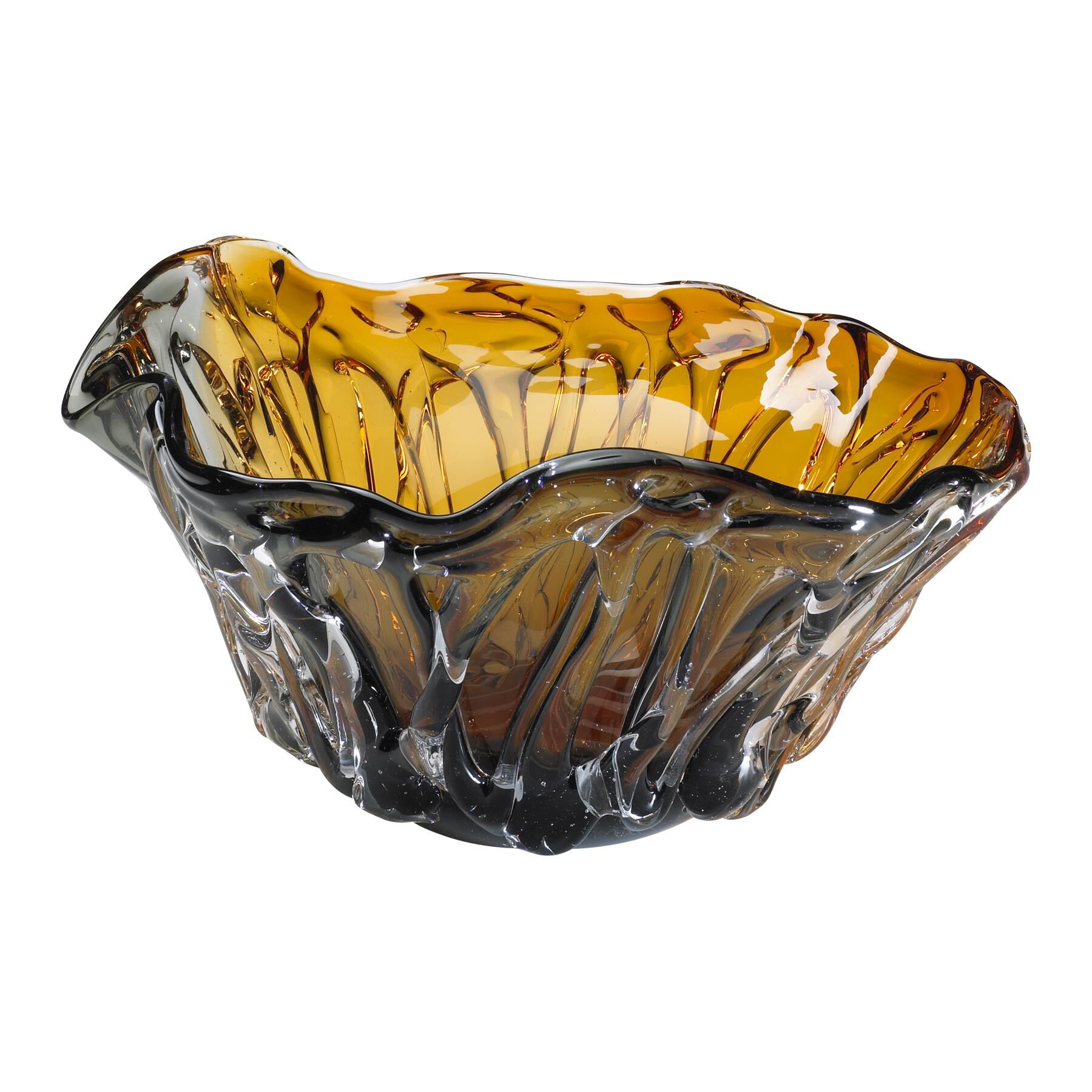 Duo Art Glass Bowl by Cyan Designs