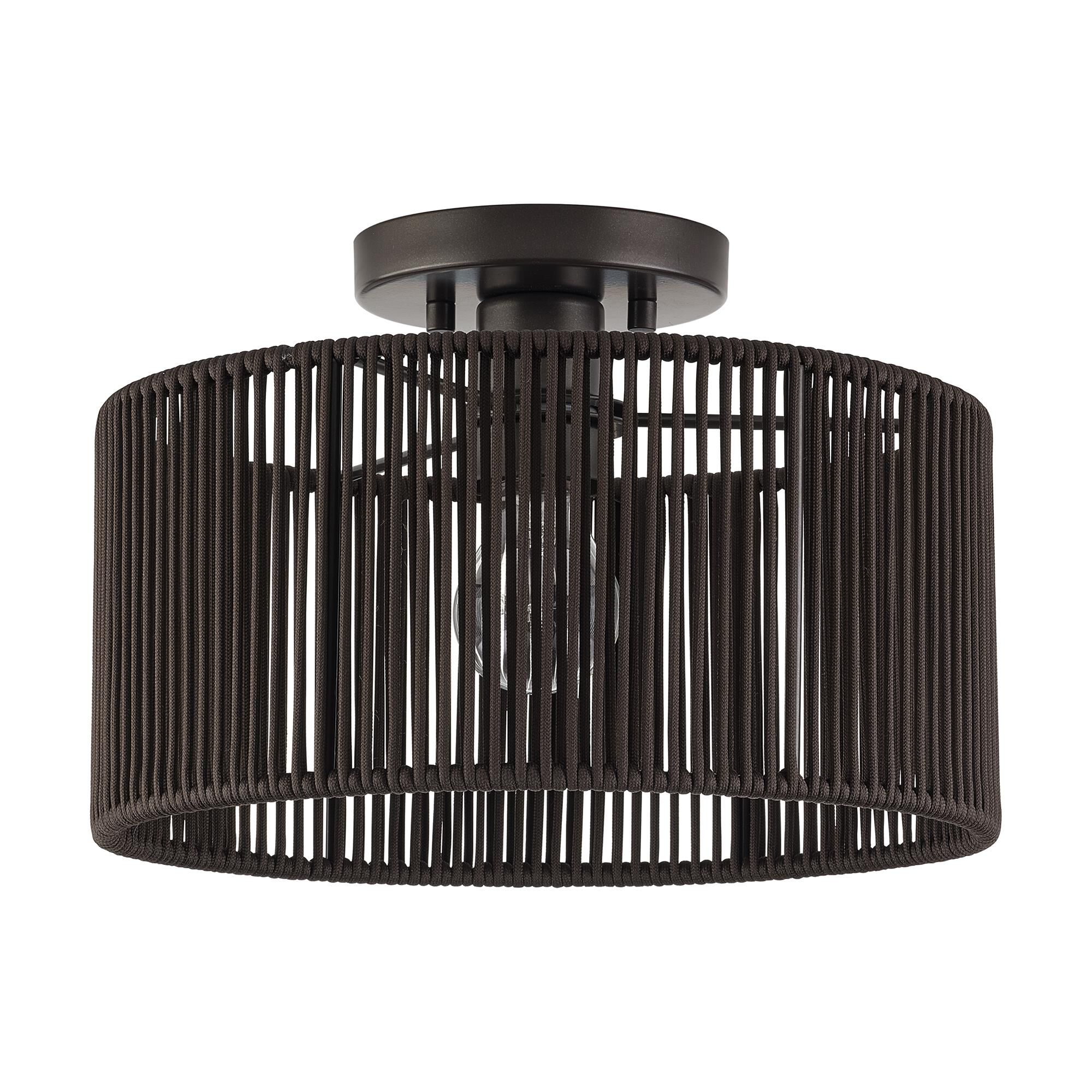 Acordia 12 Inch Semi Flush Mount by Livex Lighting