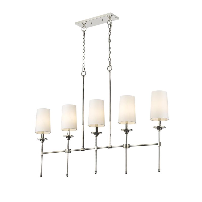 Emily 51 Inch 5 Light Linear Suspension Light by Z-Lite