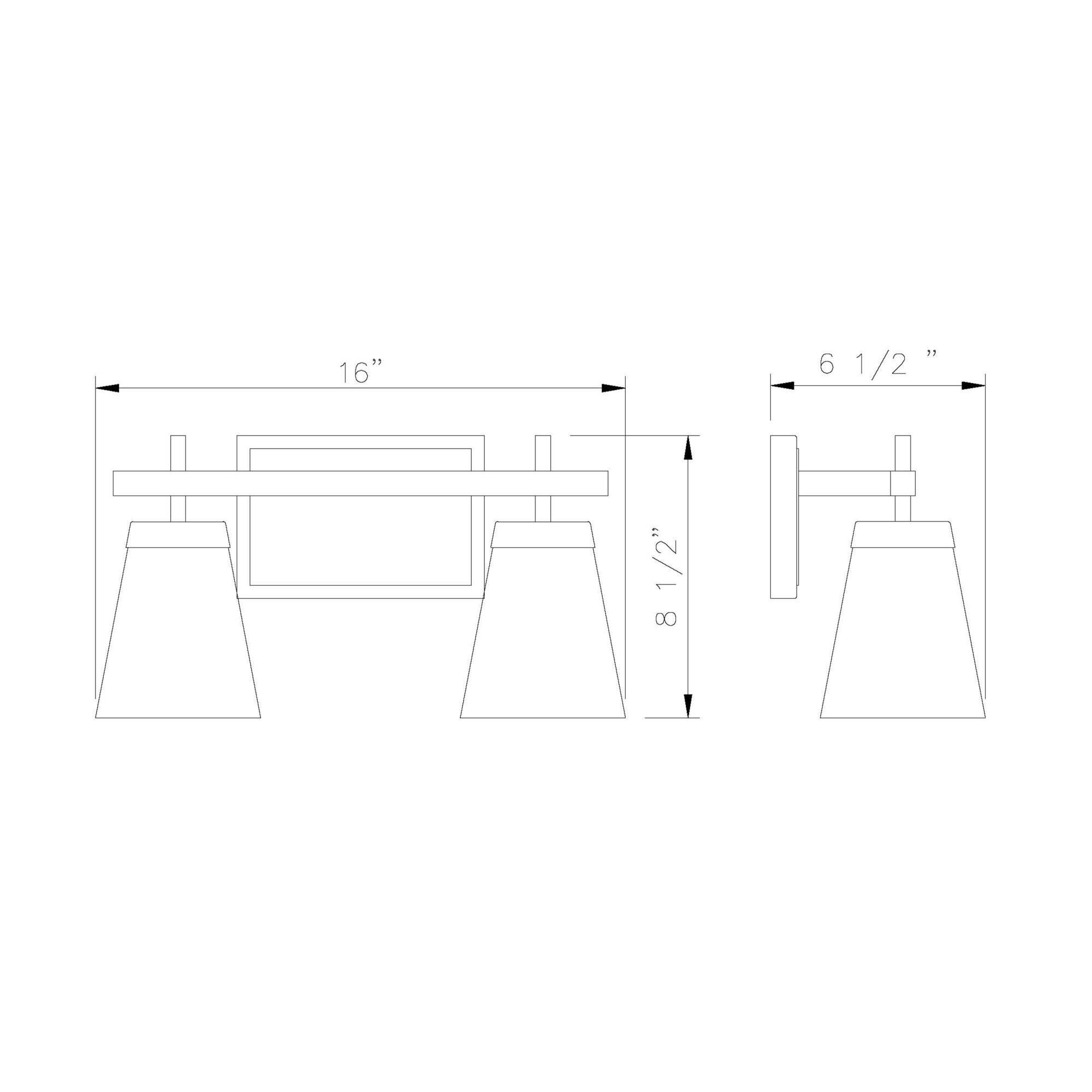 Lauren 16 Inch 2 Light Bath Vanity Light by Z-Lite
