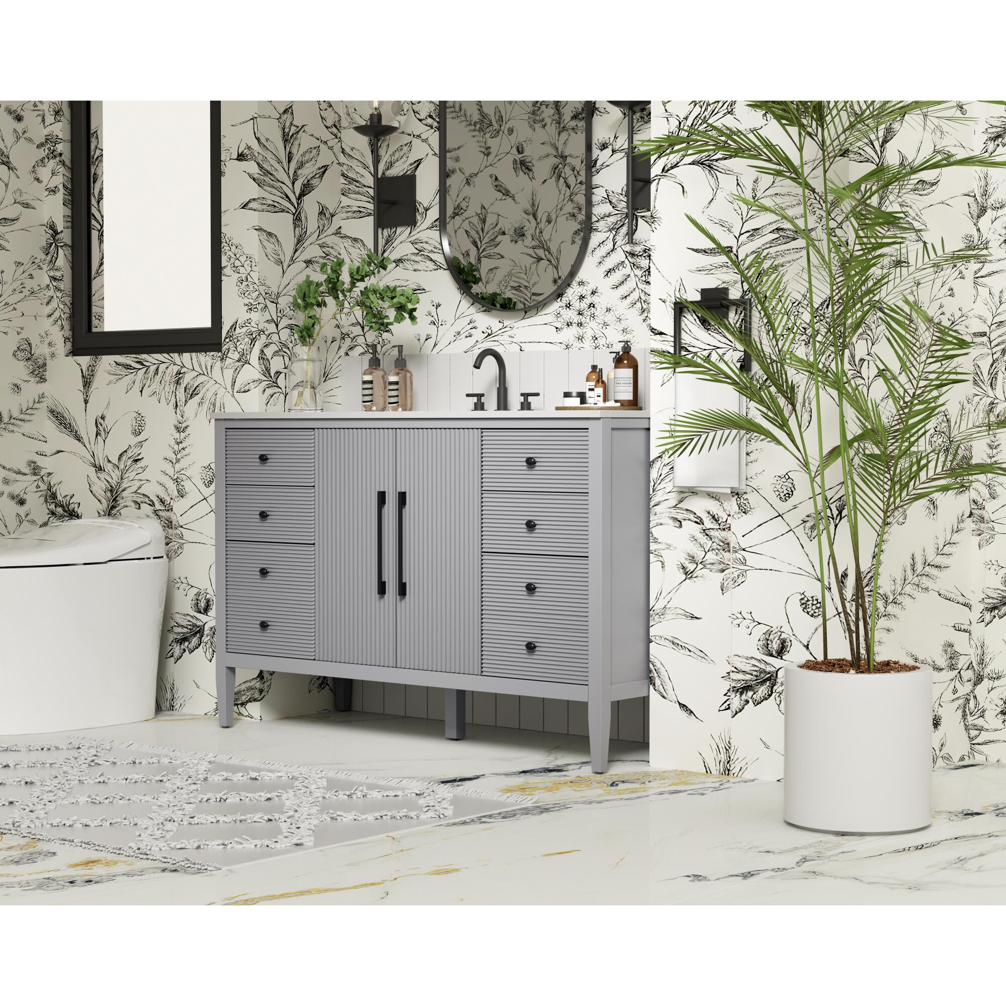 Blakely 54 Inch Bath Vanity by Elegant Dcor