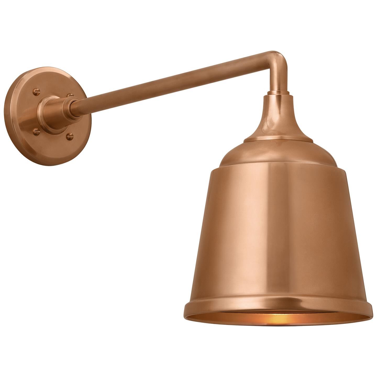 Shown in Soft Copper finish and Copper shade