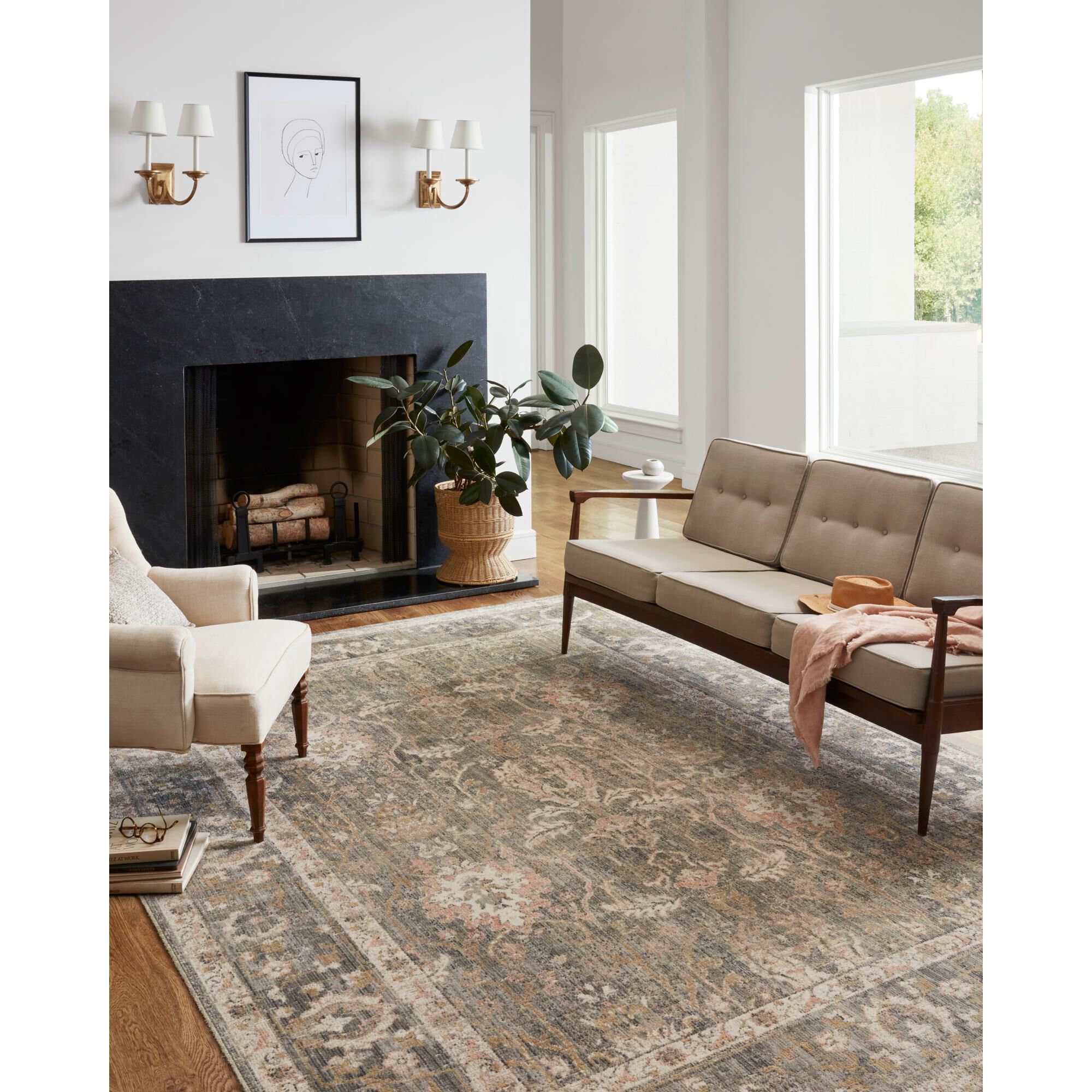 Chris Loves Julia x Loloi ROSEMARIE Area Rug | Capitol Lighting