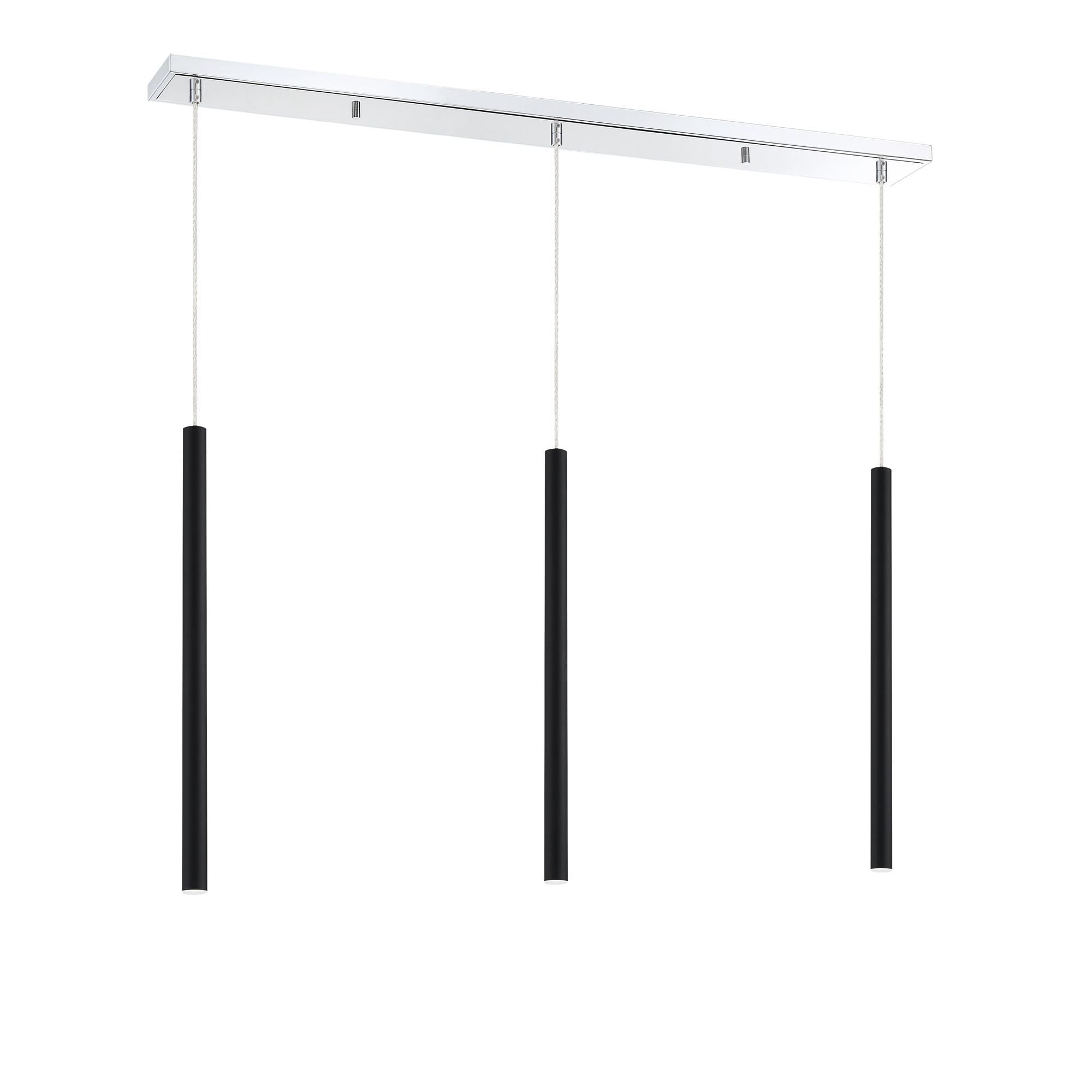 Forest 46 Inch 3 Light LED Linear Suspension Light by Z-Lite