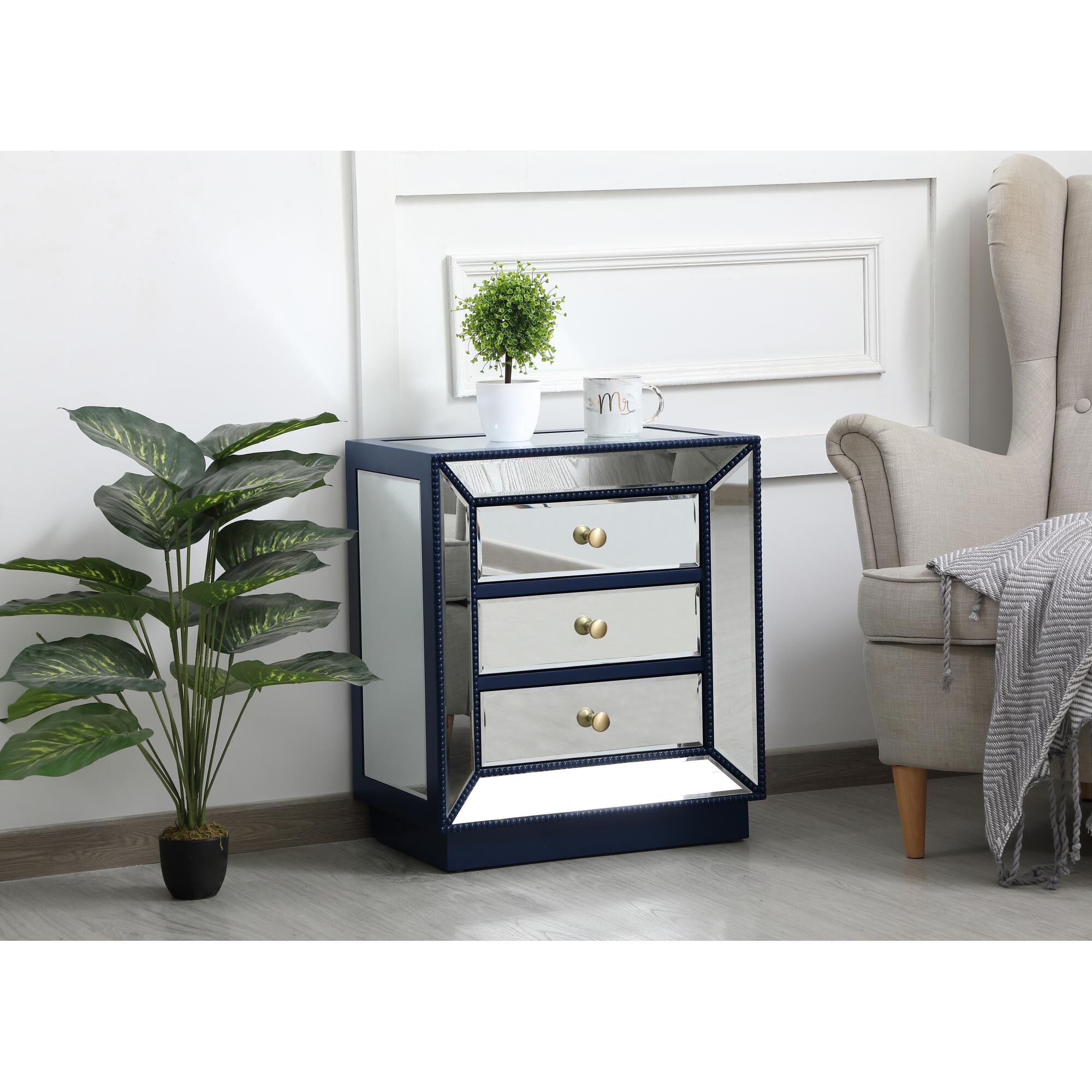 Remi End Table by Elegant Decor