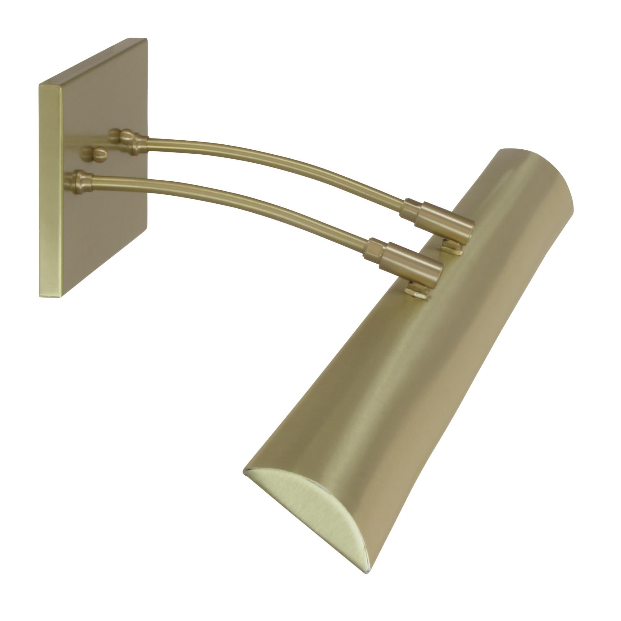 Shown in Satin Brass finish and Metal shade