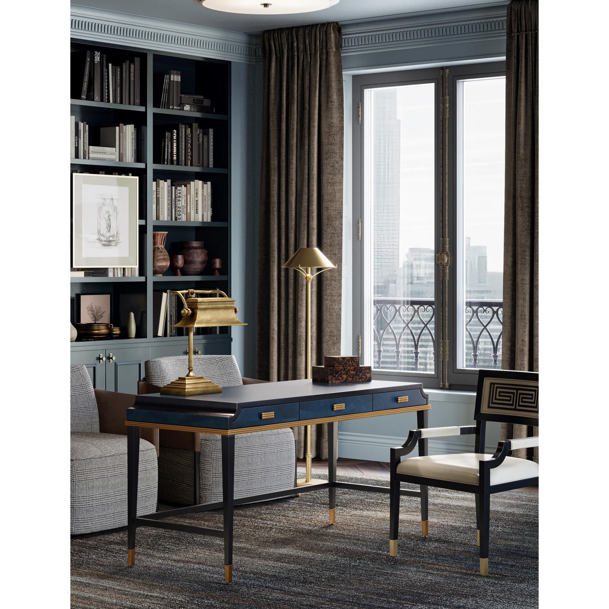 Shown in Brown/Black finish