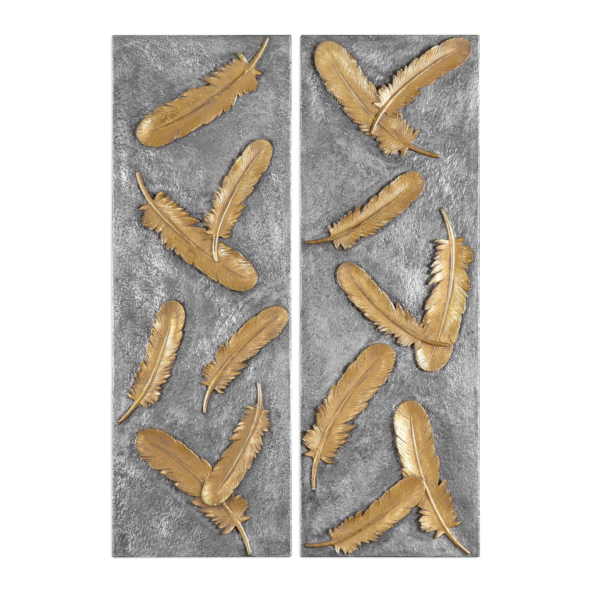 Falling Feathers Alternative Wall Art by Uttermost