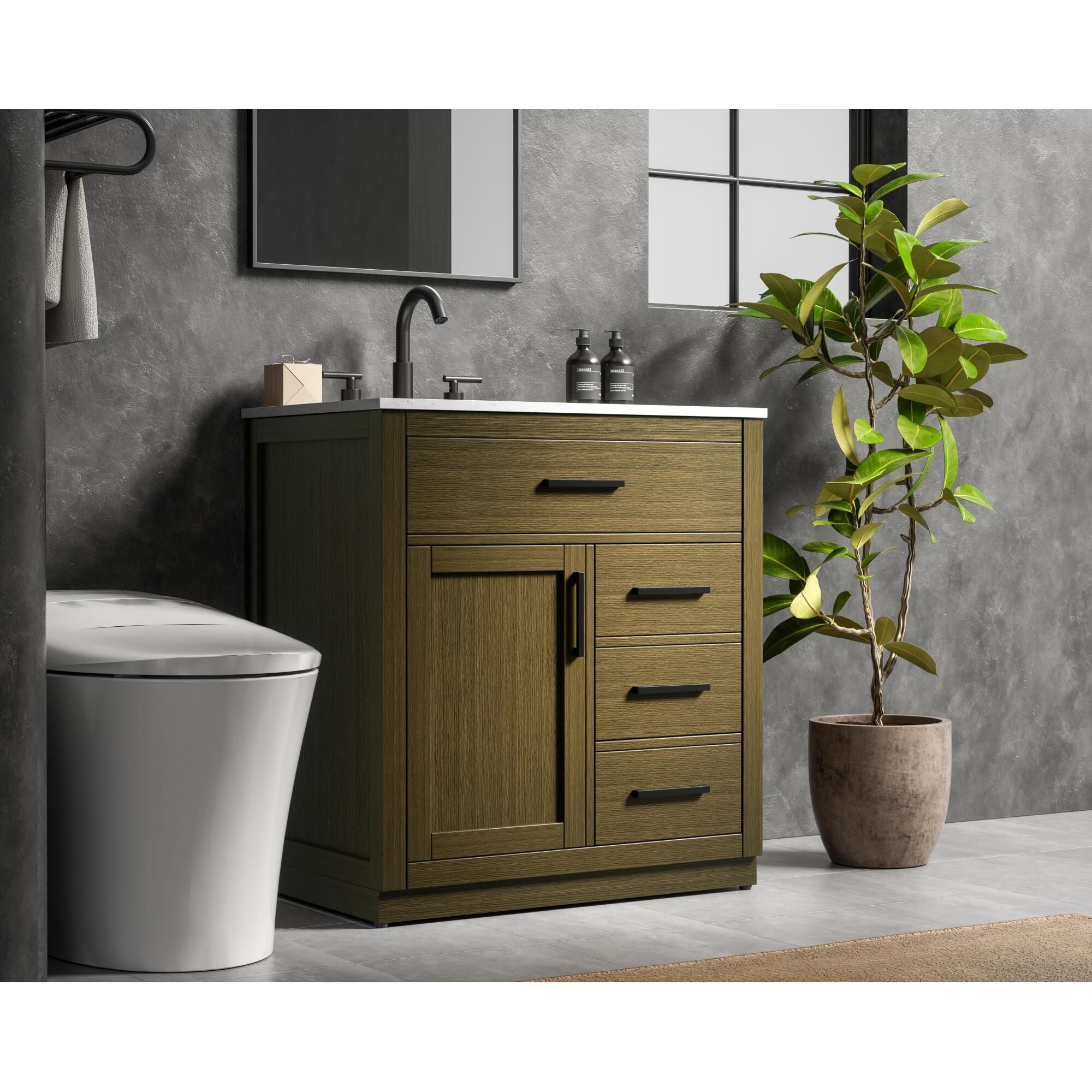 Shown in Chestnut Brown finish