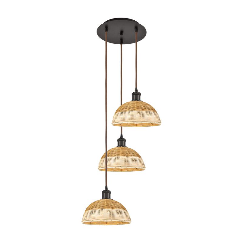 Bruno Marashlian Bristol Natural II 16 Inch Multi Light Pendant by Innovations Lighting
