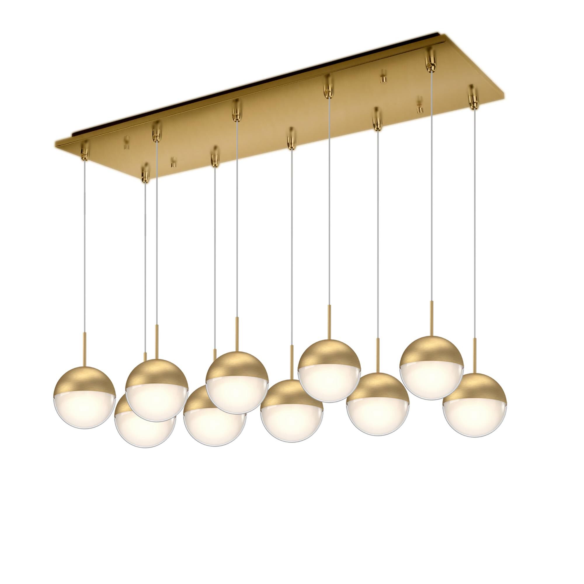 Shown in Brushed Gold finish