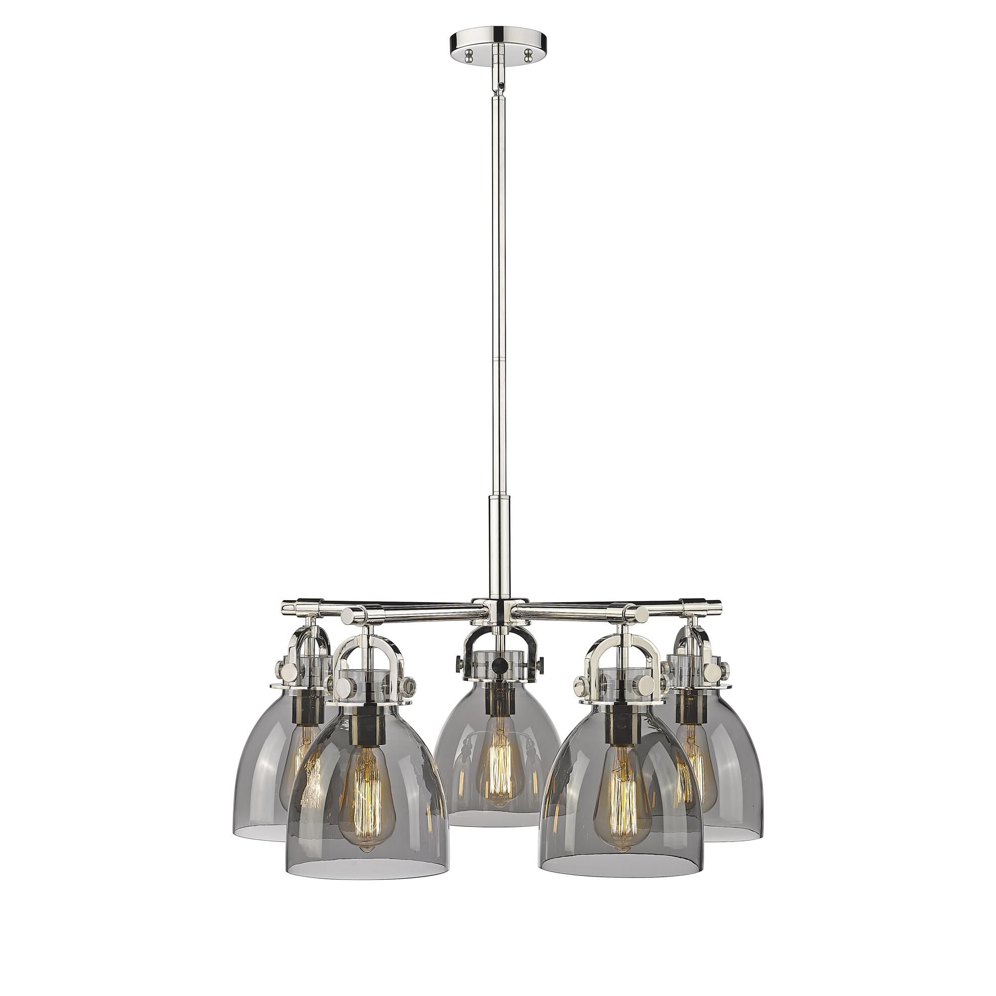 Bruno Marashlian Newton Bell 26 Inch 5 Light Chandelier by Innovations Lighting