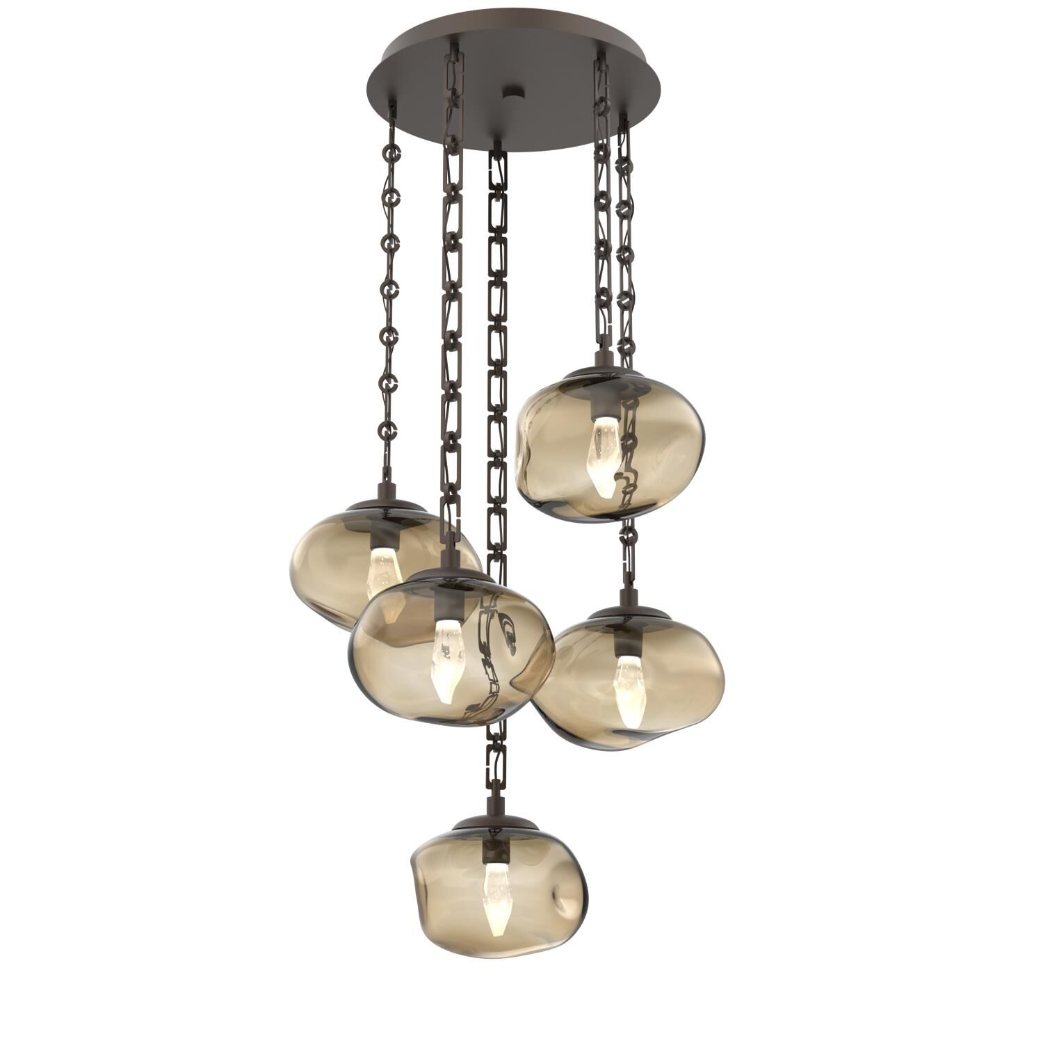 Levi Wilson Nova Led 24 Inch Multi Light Pendant by Hammerton Studio