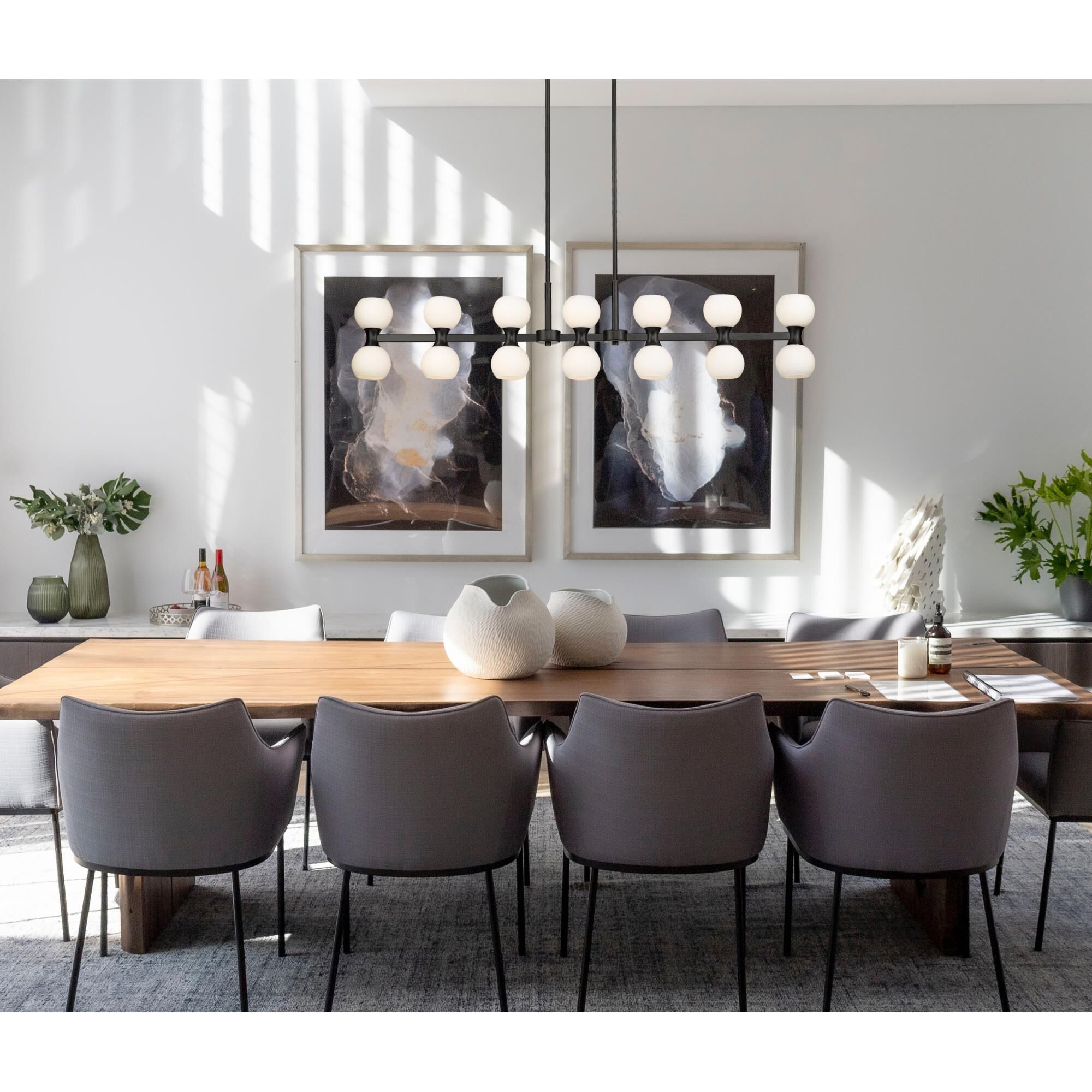 Artemis 60 Inch 14 Light Linear Suspension Light by Z-Lite