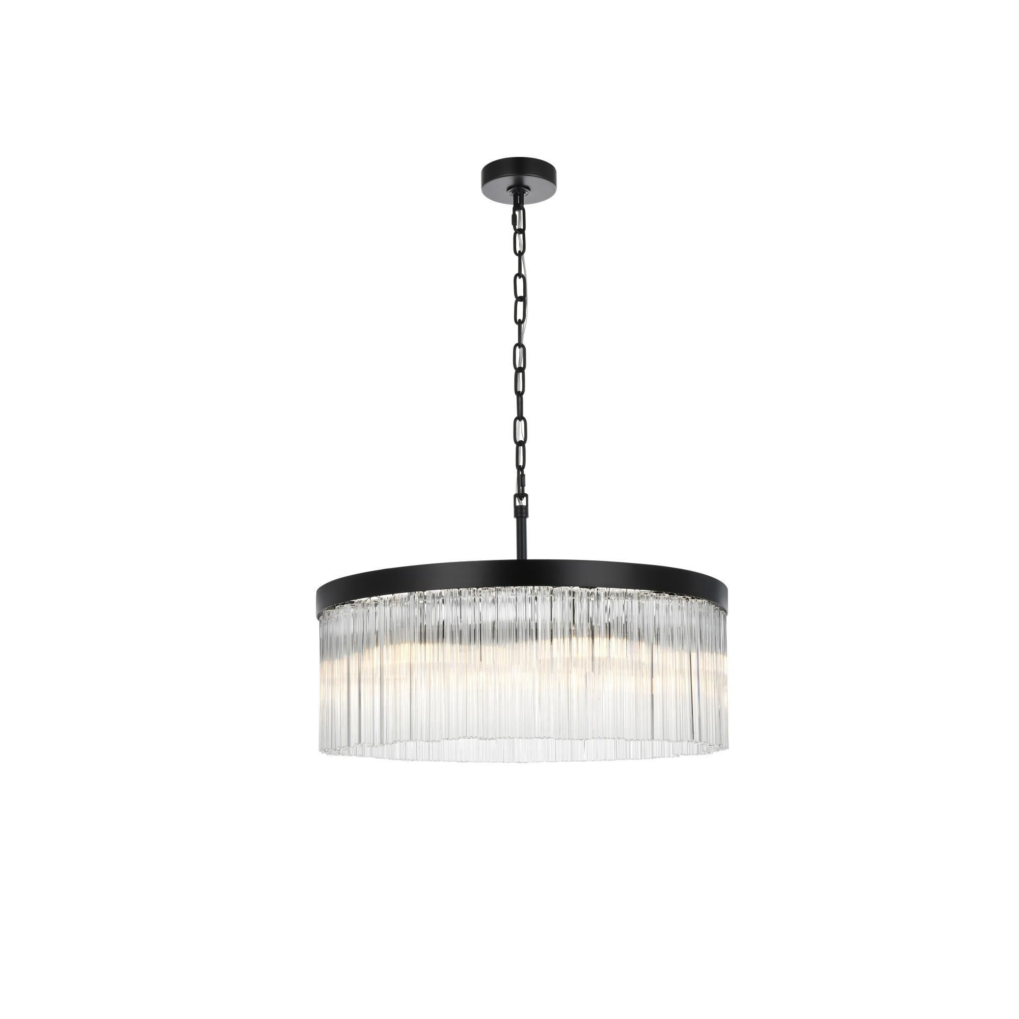 Harlow 24 Inch Chandelier by Elegant Lighting