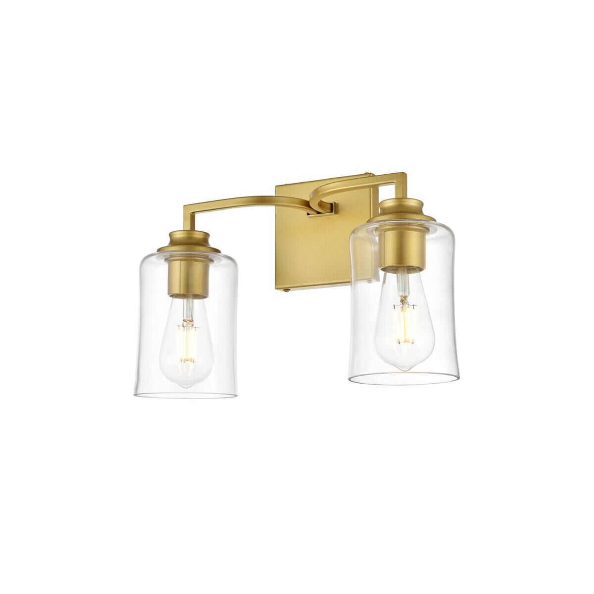 Ronnie 14 Inch 2 Light Bath Vanity Light by Elegant Lighting