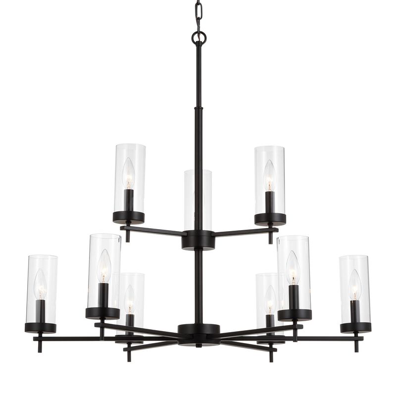 Sean Lavin Zire 32 Inch 9 Light Chandelier by Visual Comfort Studio Collection