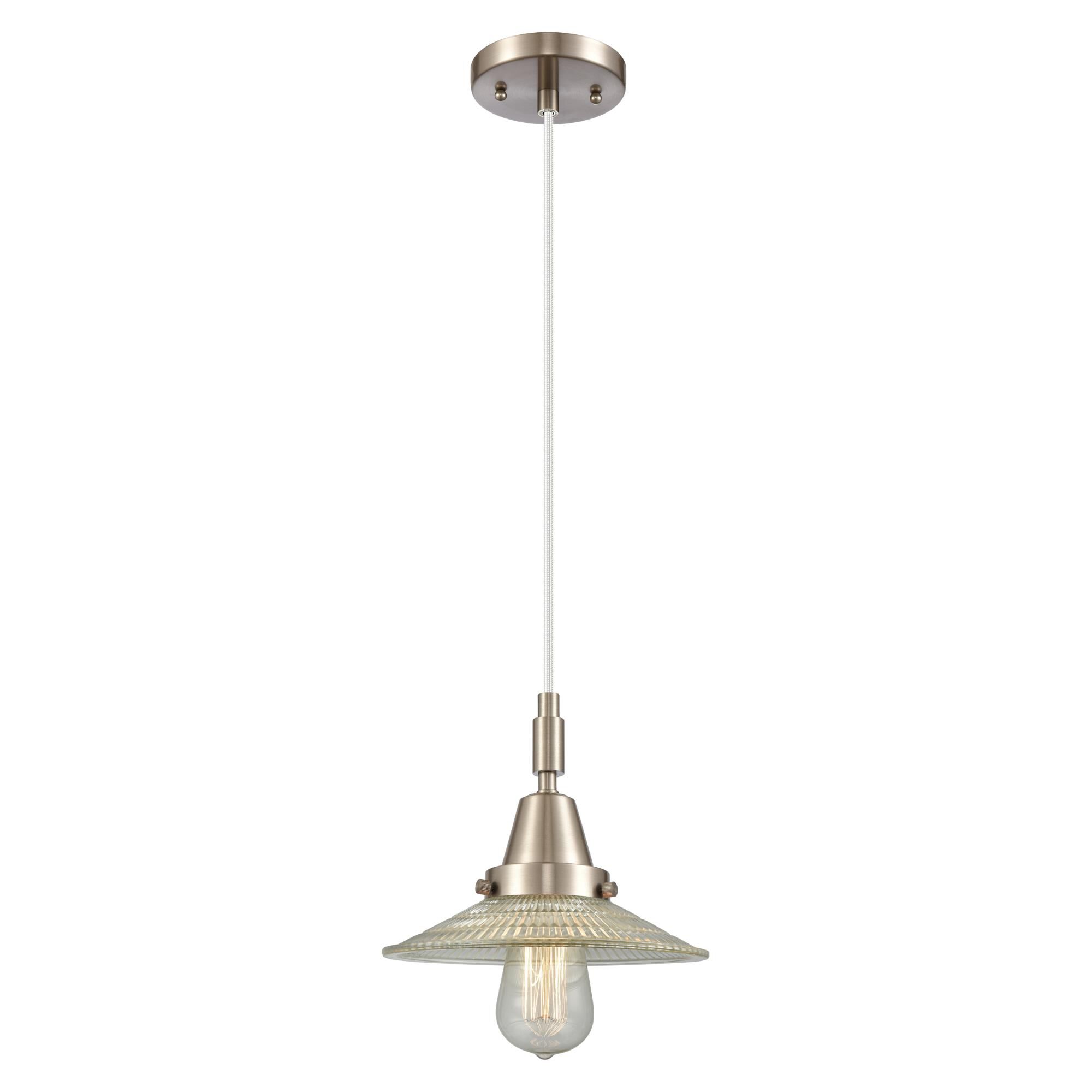 Bruno Marashlian Halophane 9 Inch Mini Pendant by Innovations Lighting