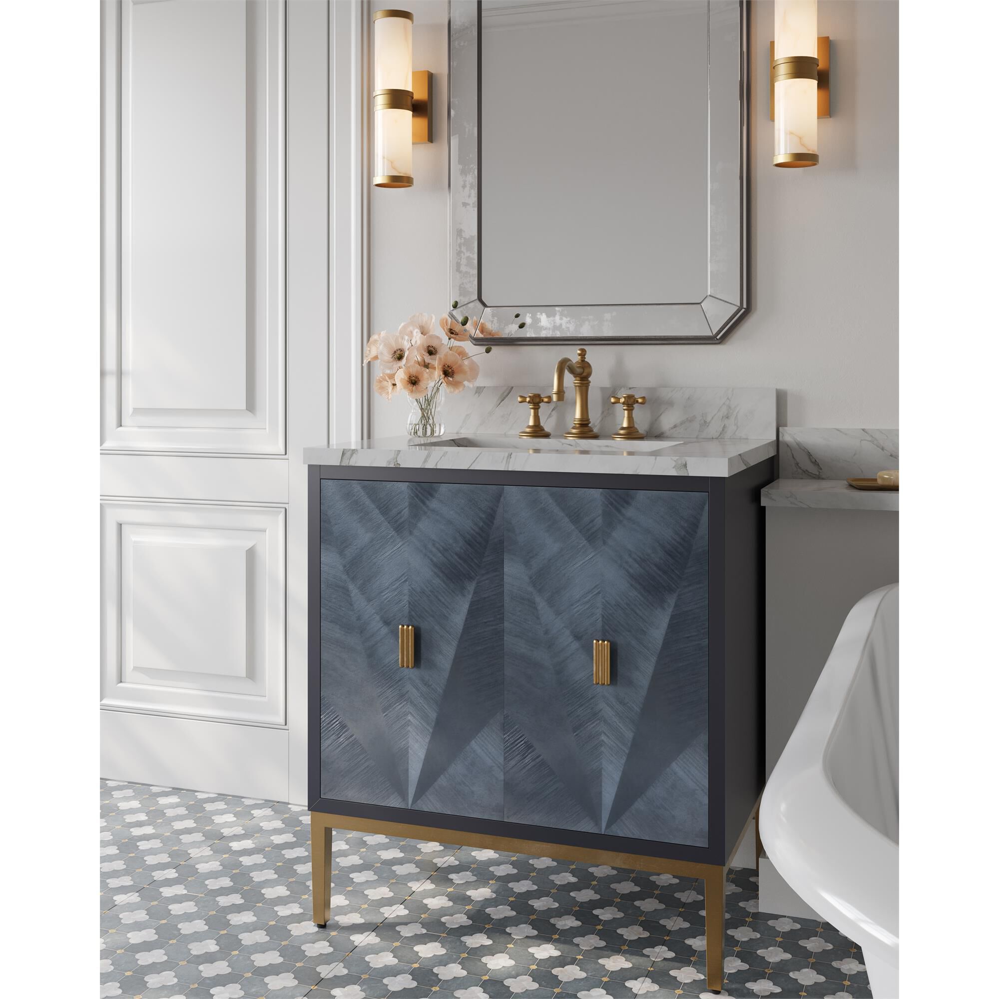 Kallista 30 Inch Bath Vanity Cabinet,